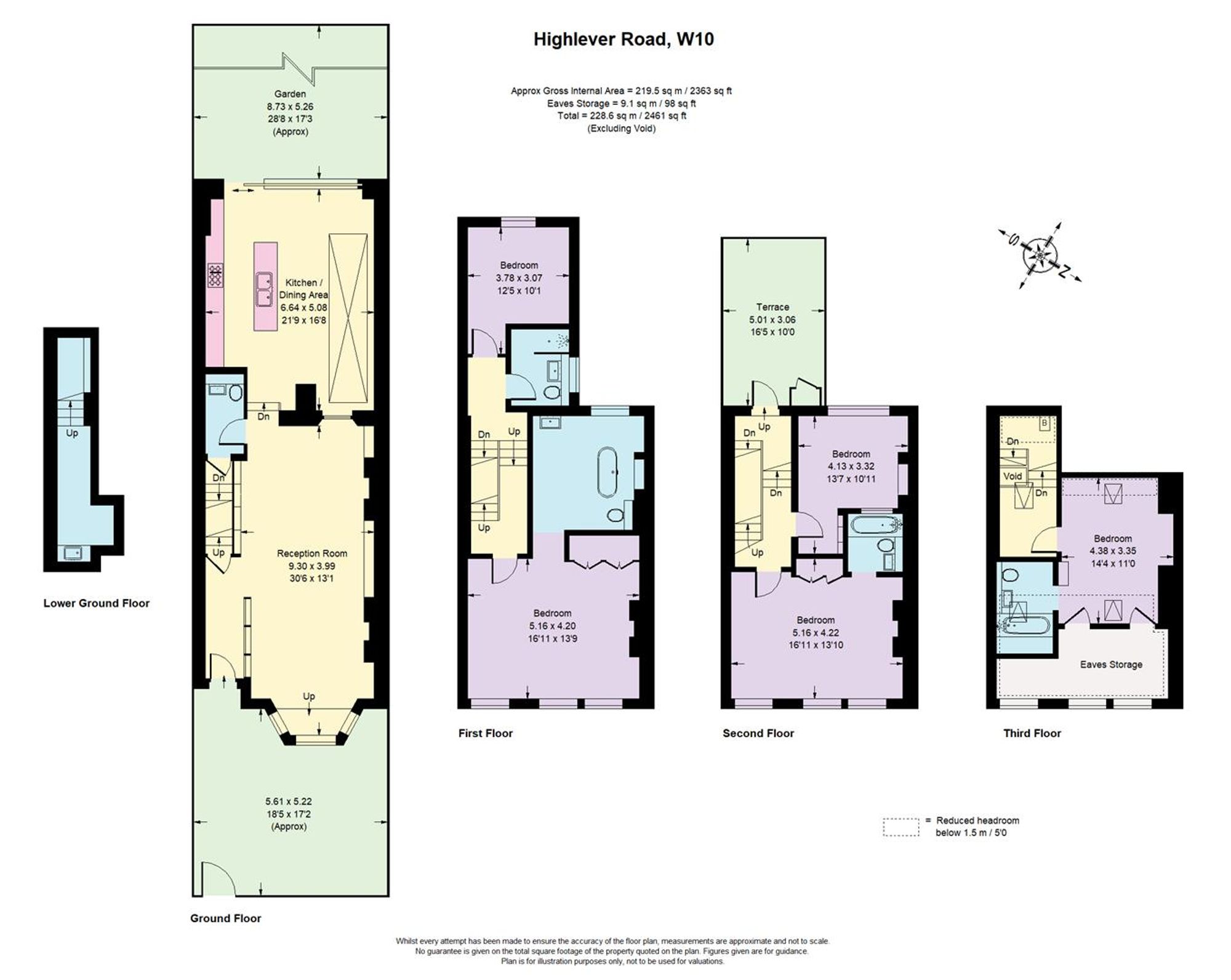 137 Highlever Road, London floorplan