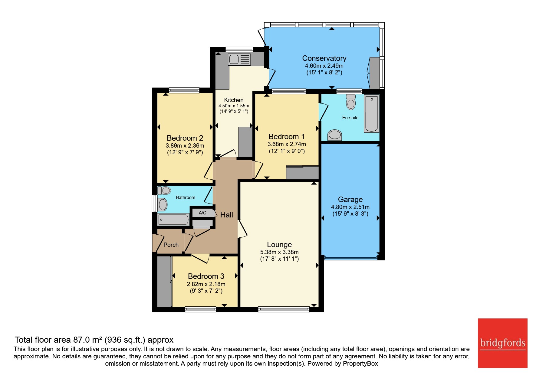 63, Hillwood Road, Cheshire floorplan
