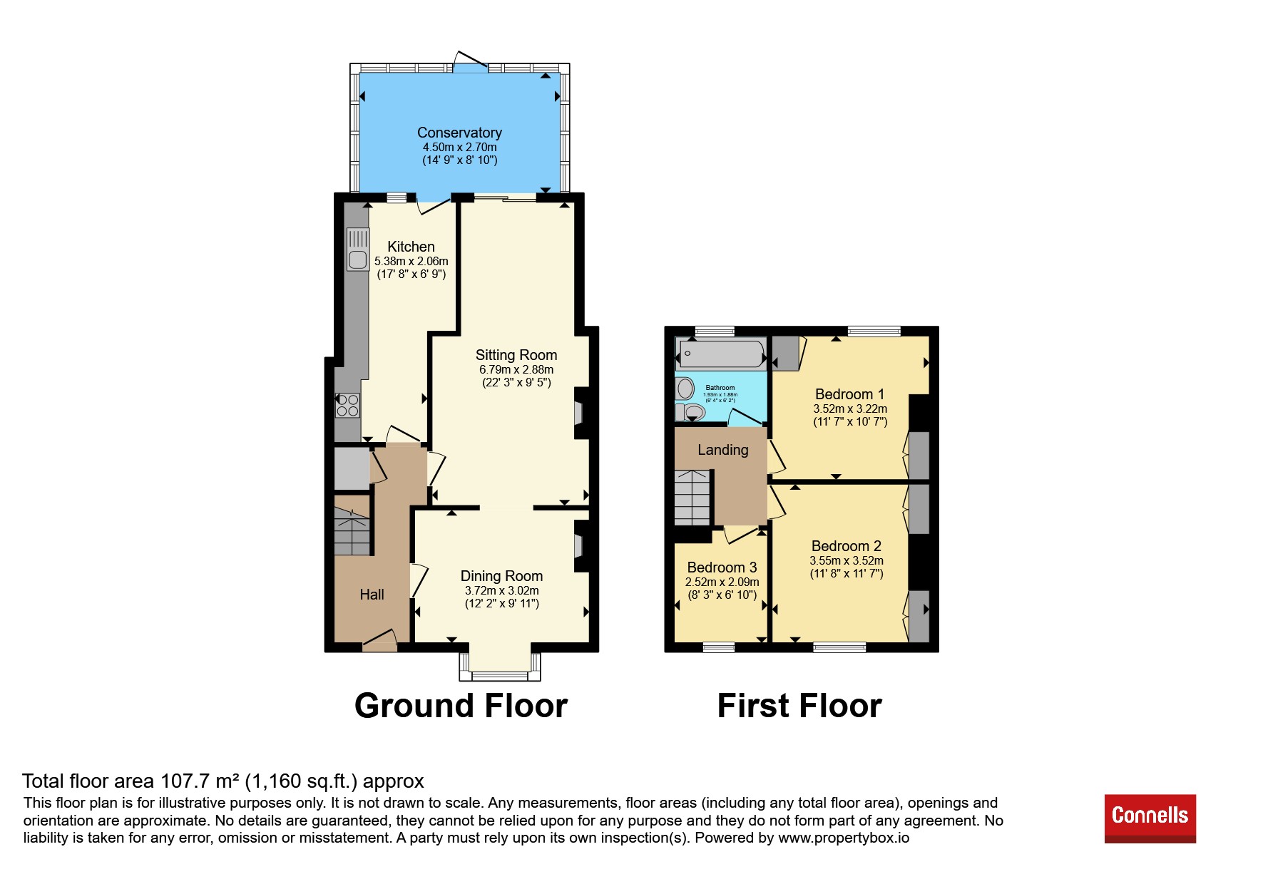 404, Ferndale Road, Swindon floorplan