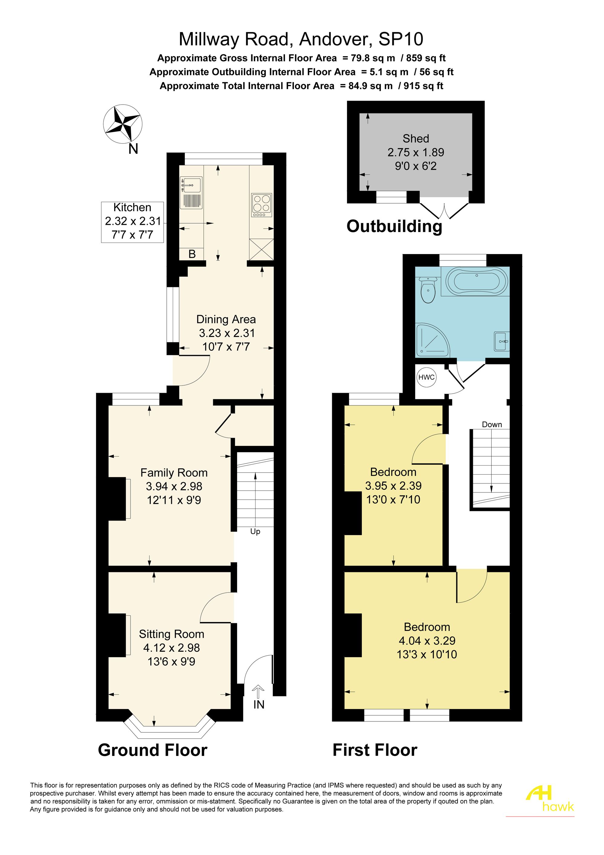 100 Millway Road, Andover floorplan