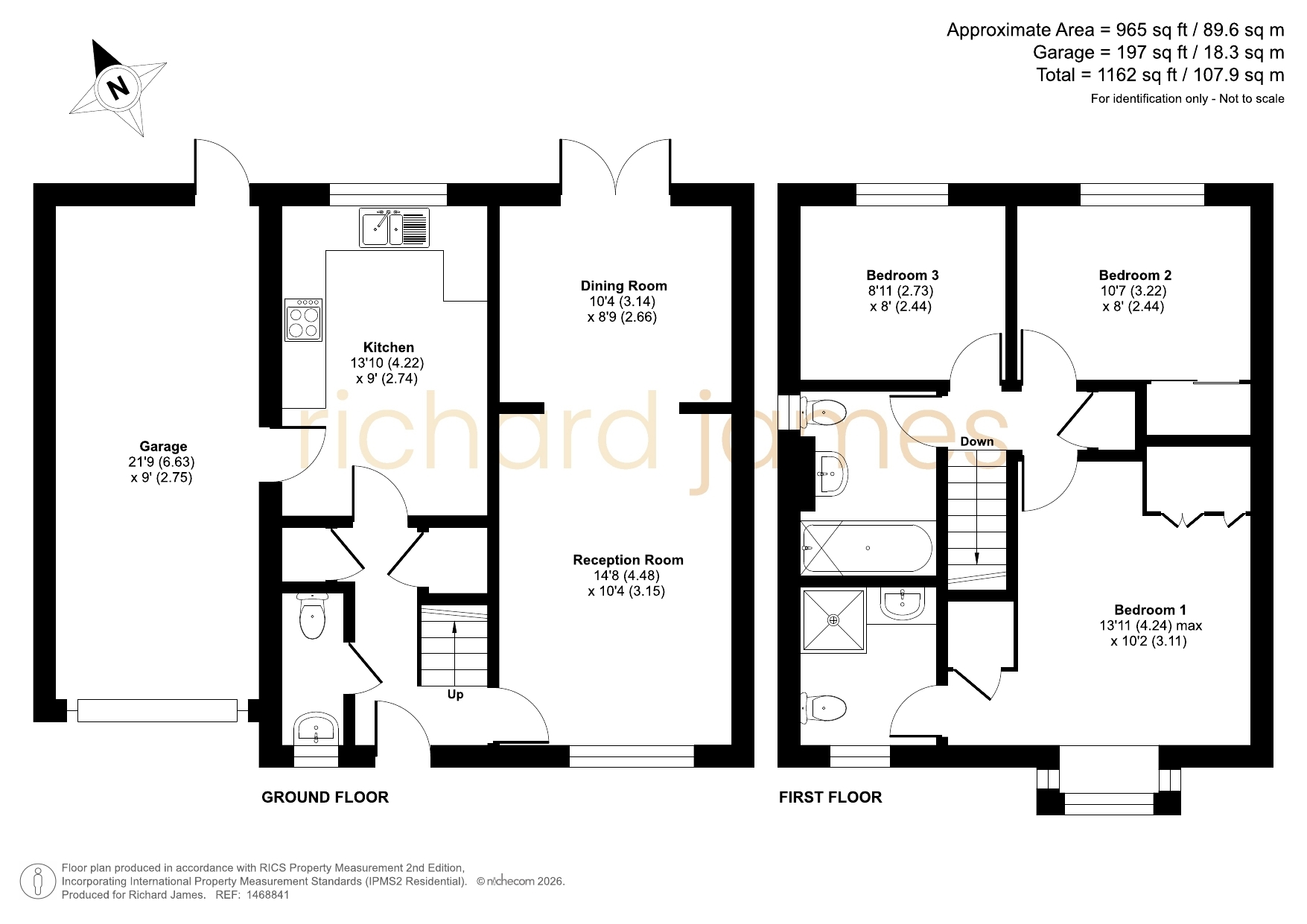 4, Thetford Way, Swindon floorplan