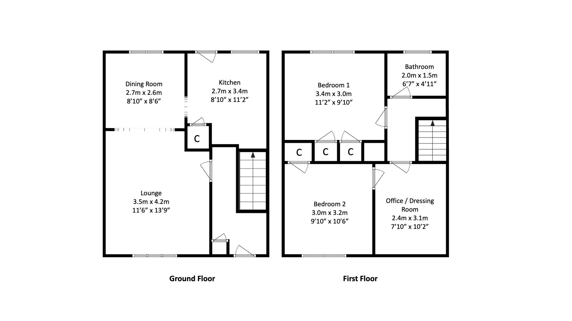 70, Gayne Drive, Coatbridge floorplan