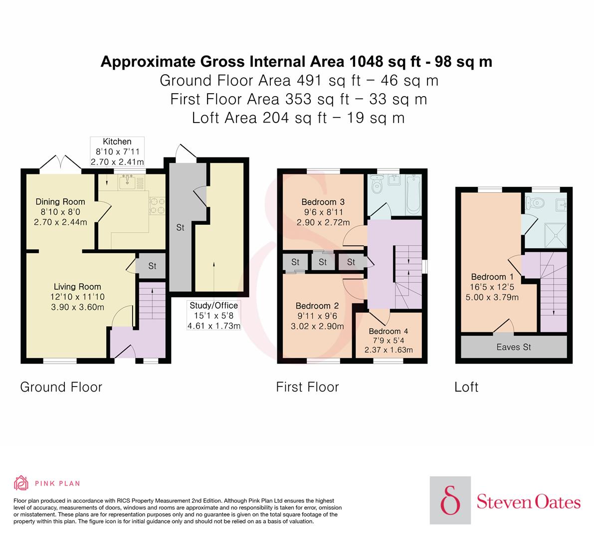 The Briars, Hertford floorplan