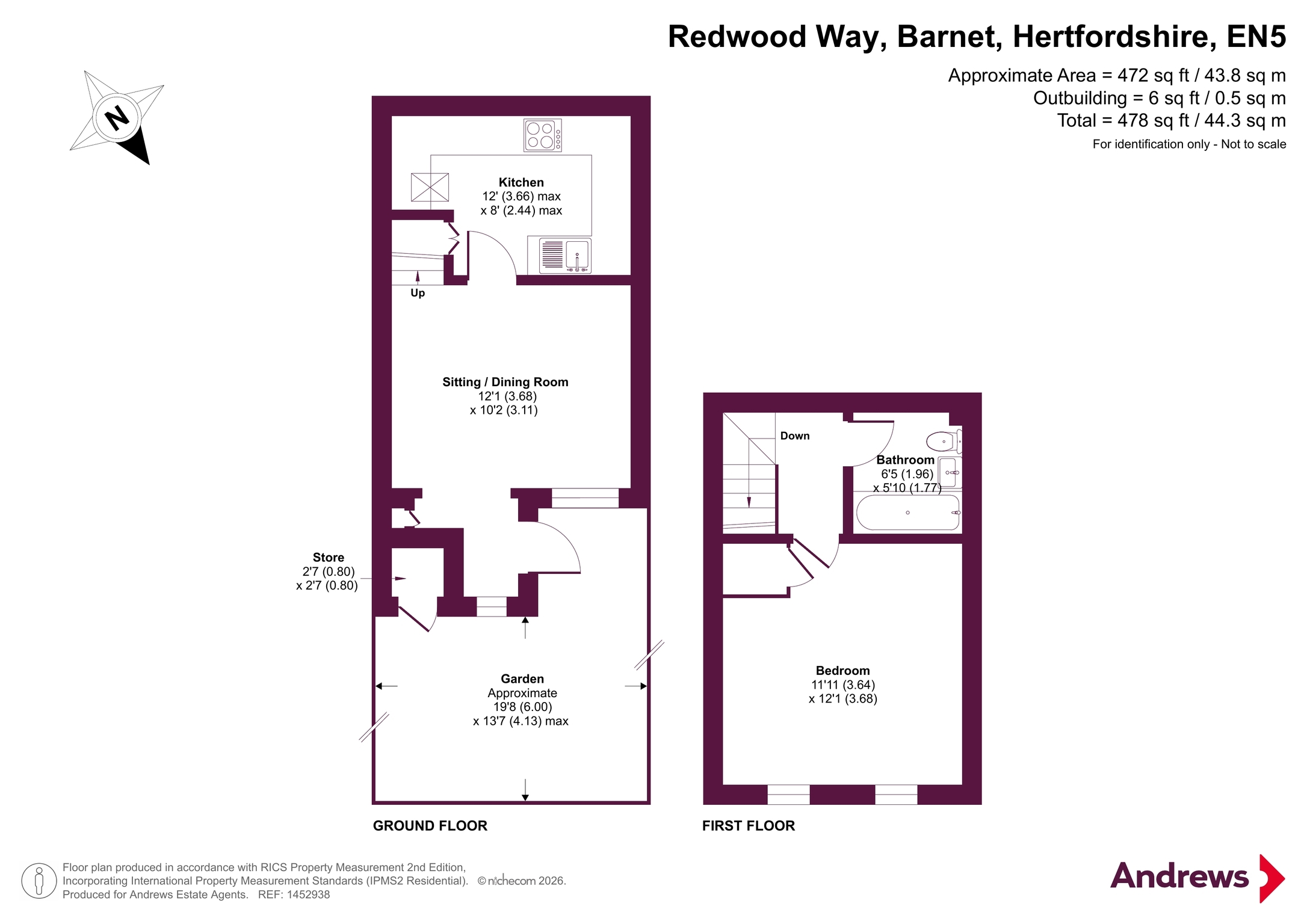 31, Redwood Way, Hertfordshire floorplan