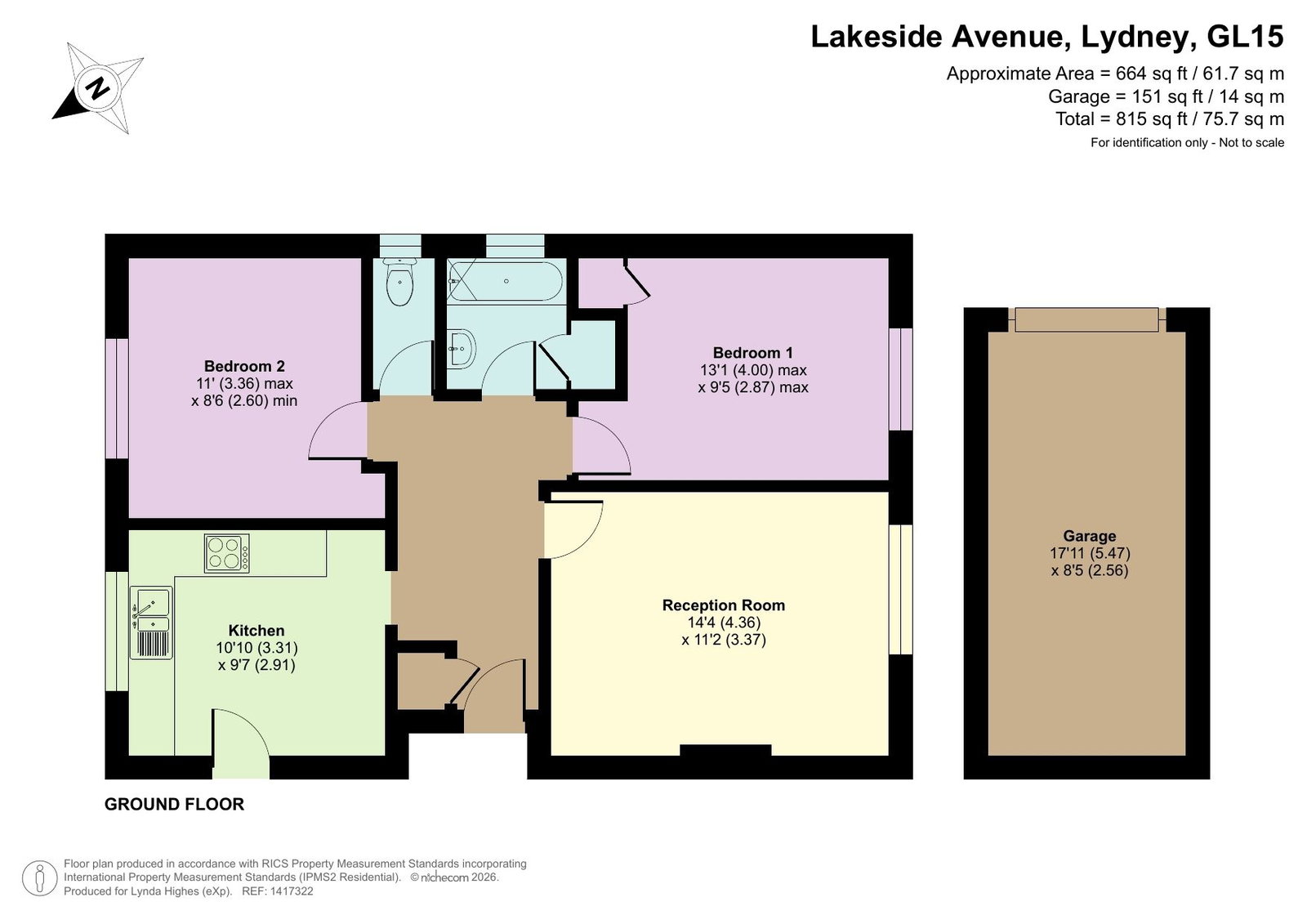 142, Lakeside Avenue, Lydney floorplan
