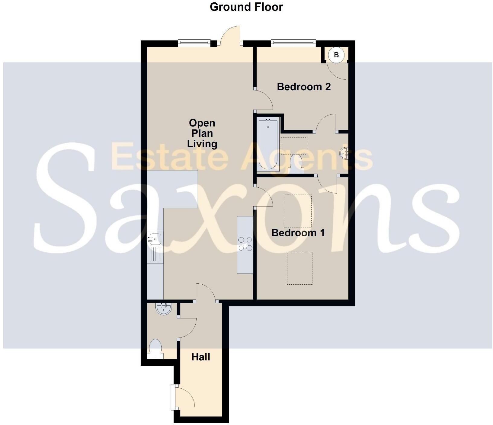Flat 1, 12, West Street, Weston-super-Mare floorplan