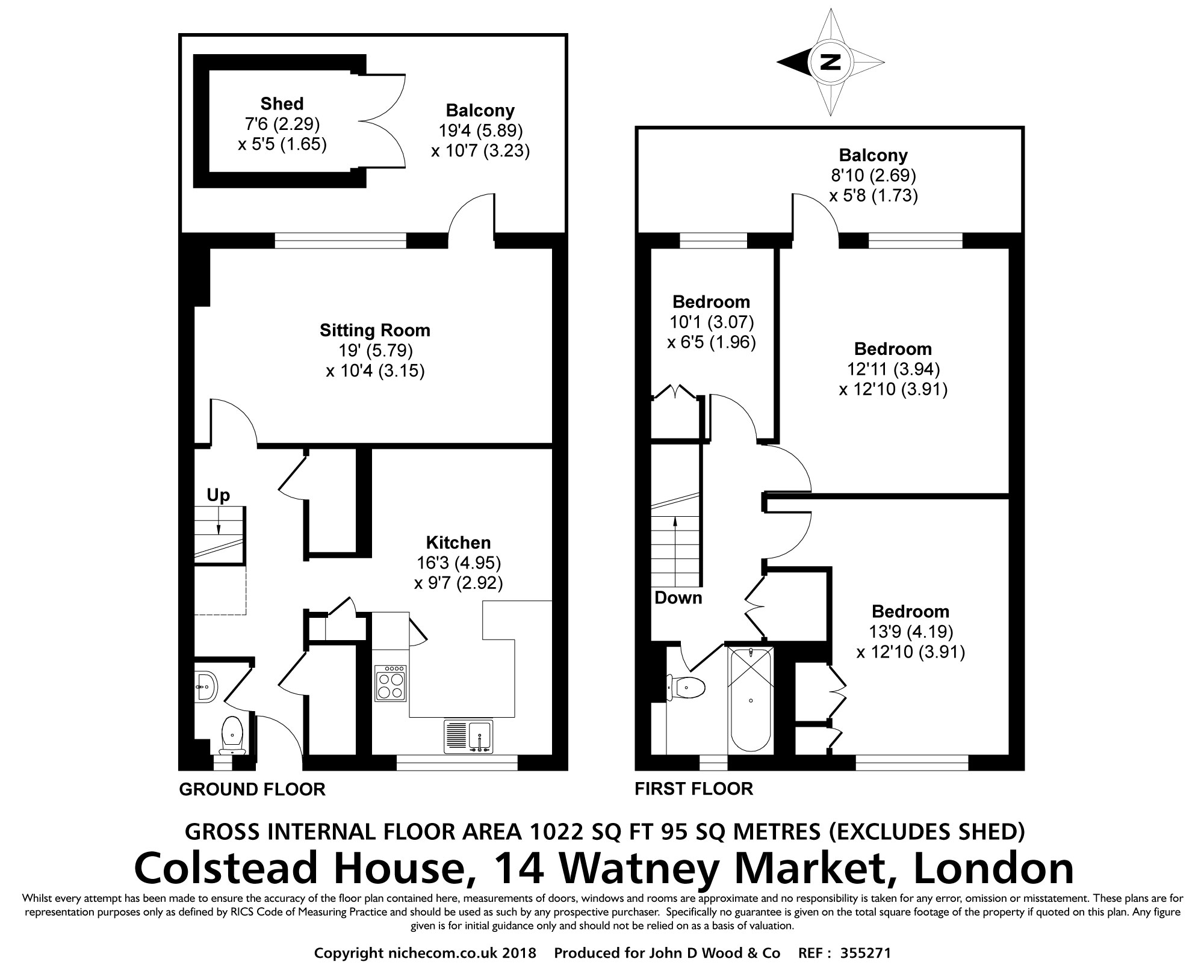 2 Bedrooms Flat to rent in Watney Market, London E1