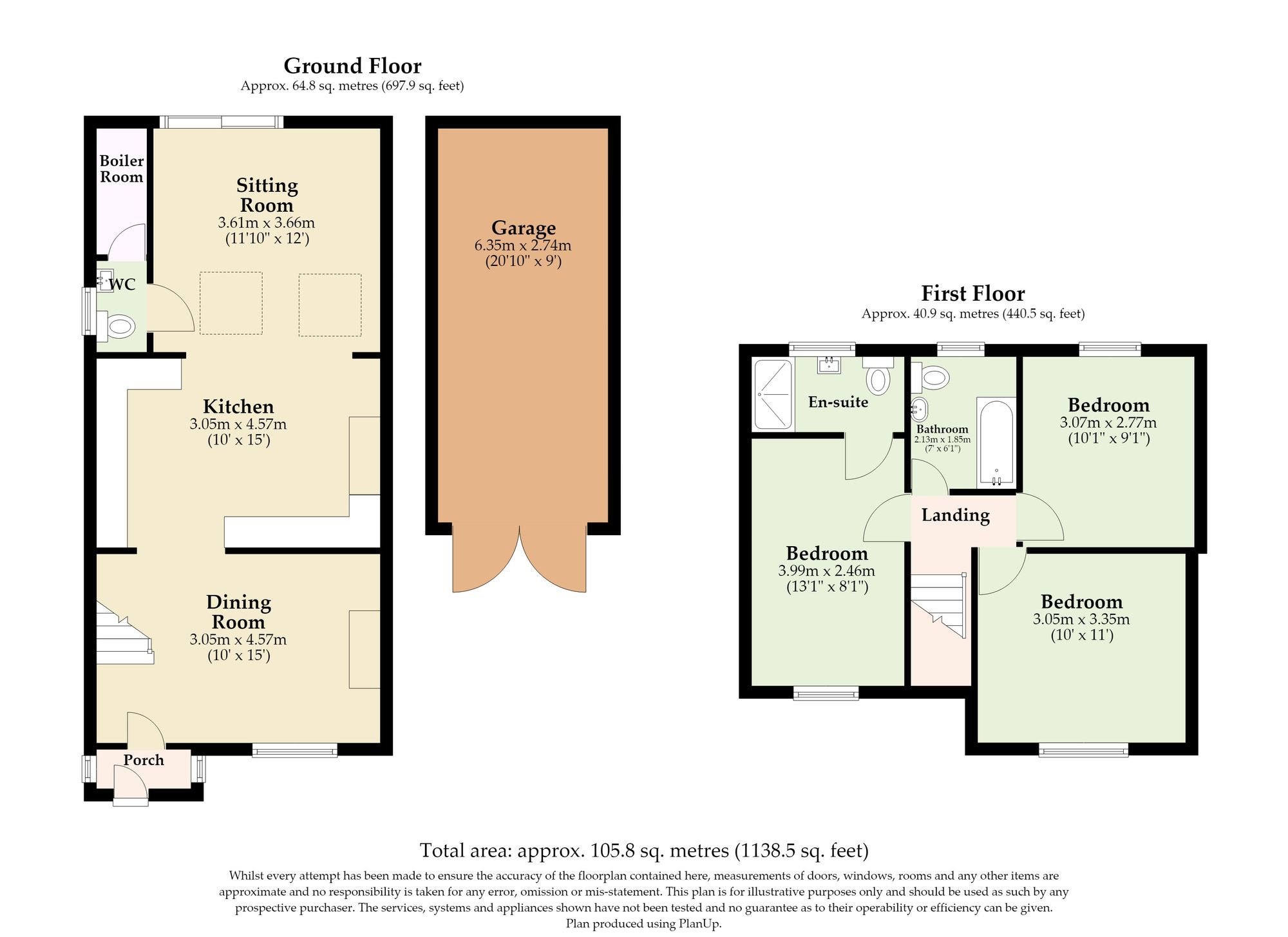 Willow Cottage The Street, Norwich floorplan