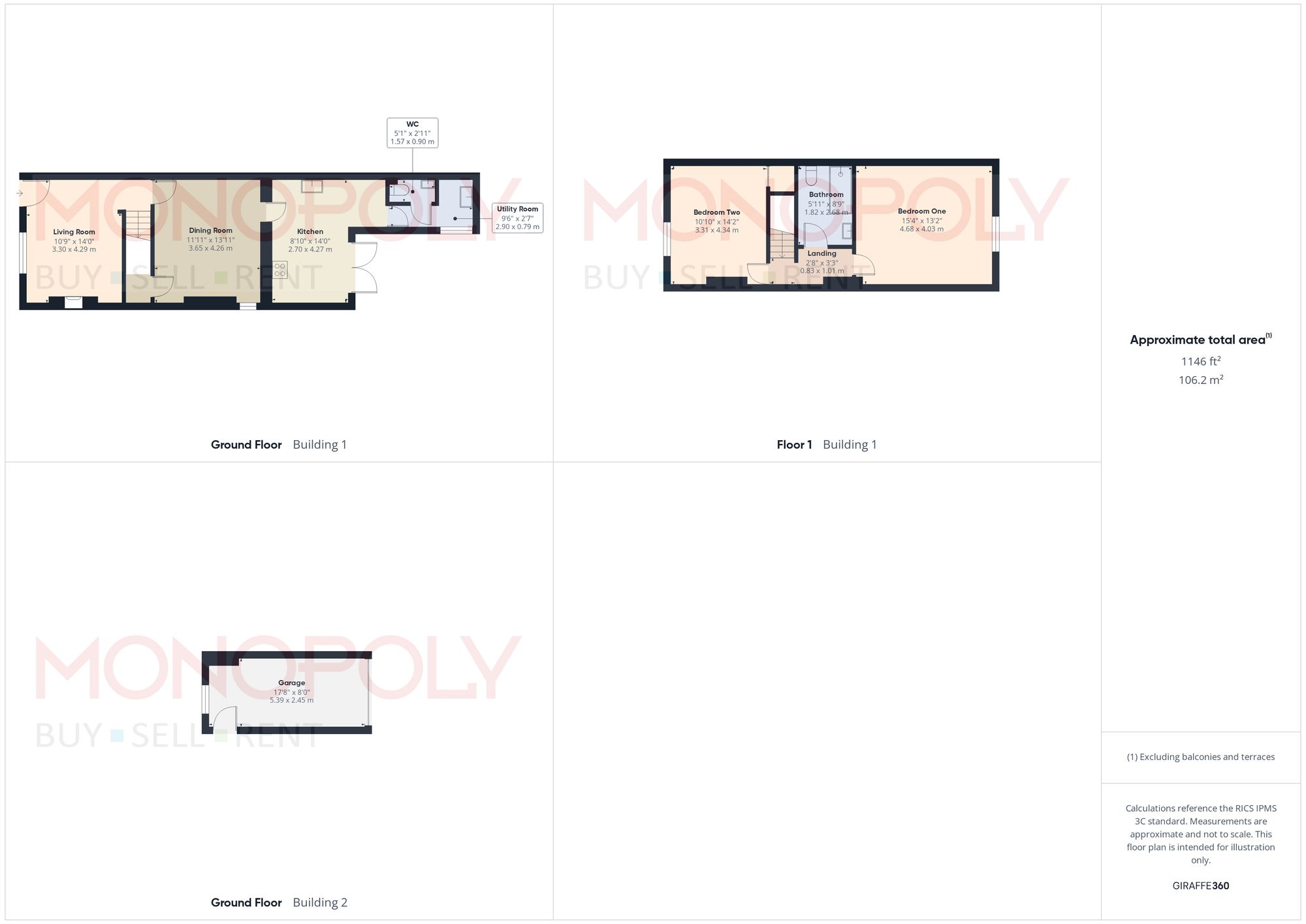 2 Oak Cottages Highfield Road, Wrexham floorplan