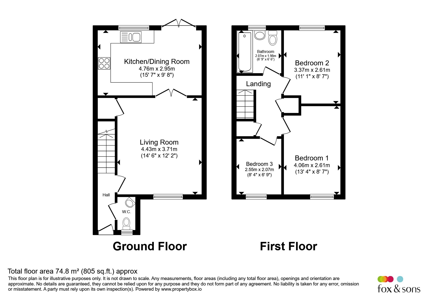 35, Salvador Close, Eastbourne floorplan