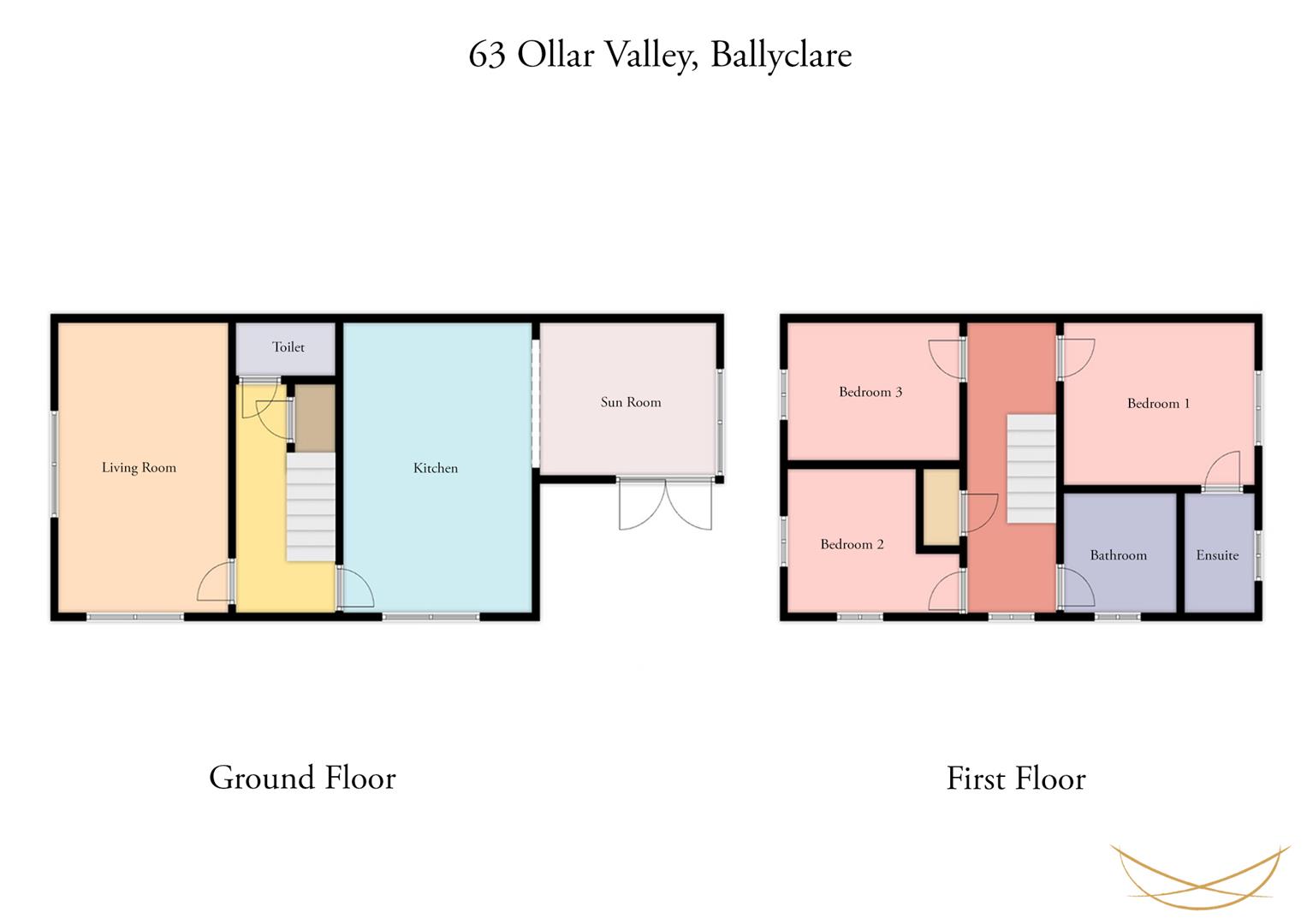 63, Ollar Valley, Ballyclare floorplan