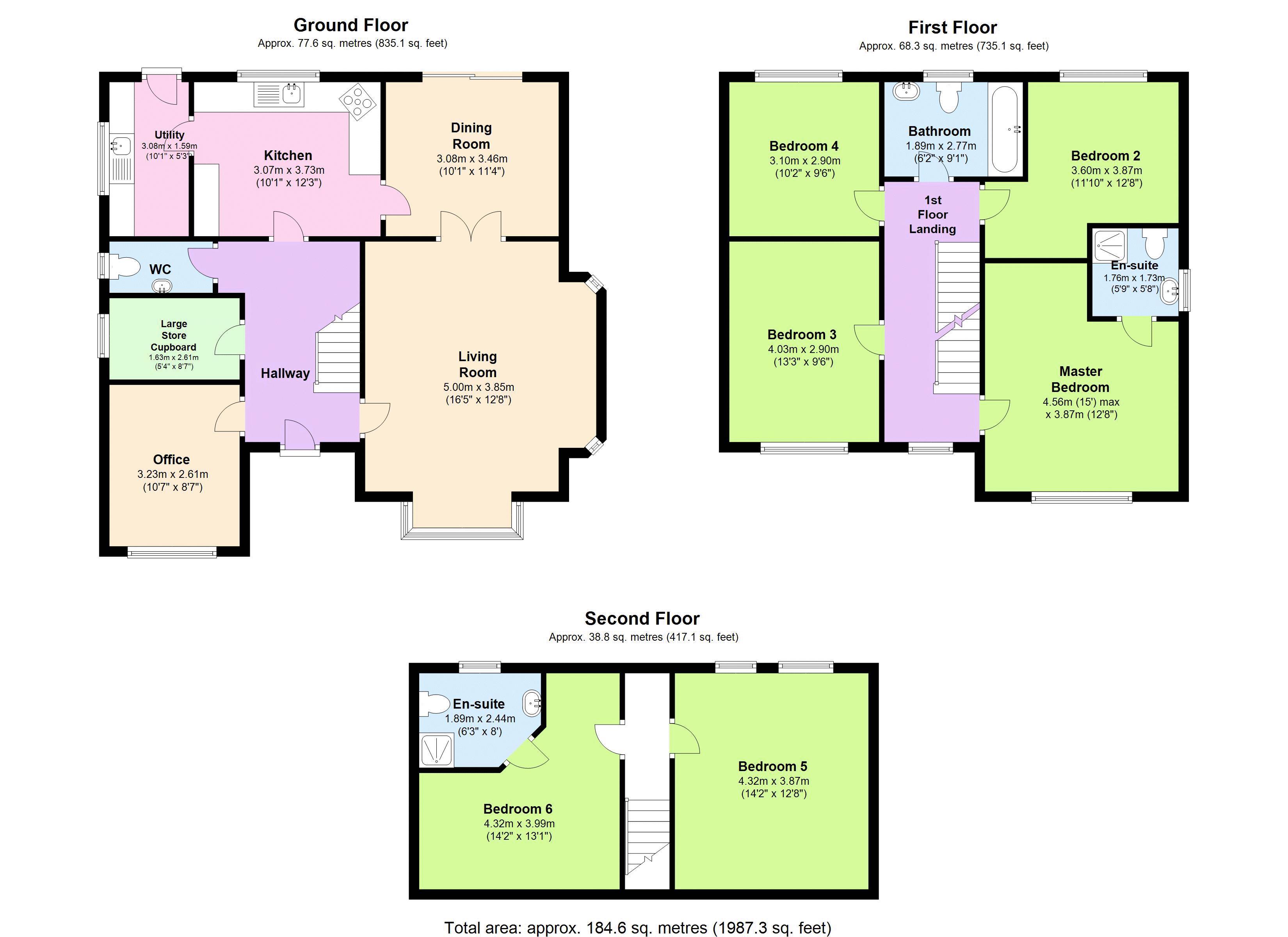 6 Bedrooms Detached house for sale in Burgon Crescent, Winterton, Scunthorpe DN15