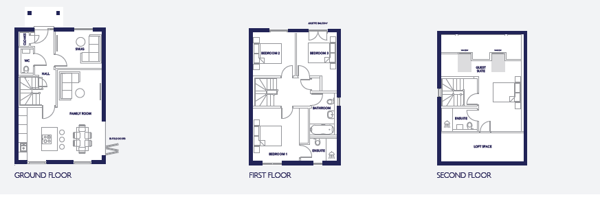 Plot 46,, The Mallard, The Chimes, Broxbourne floorplan
