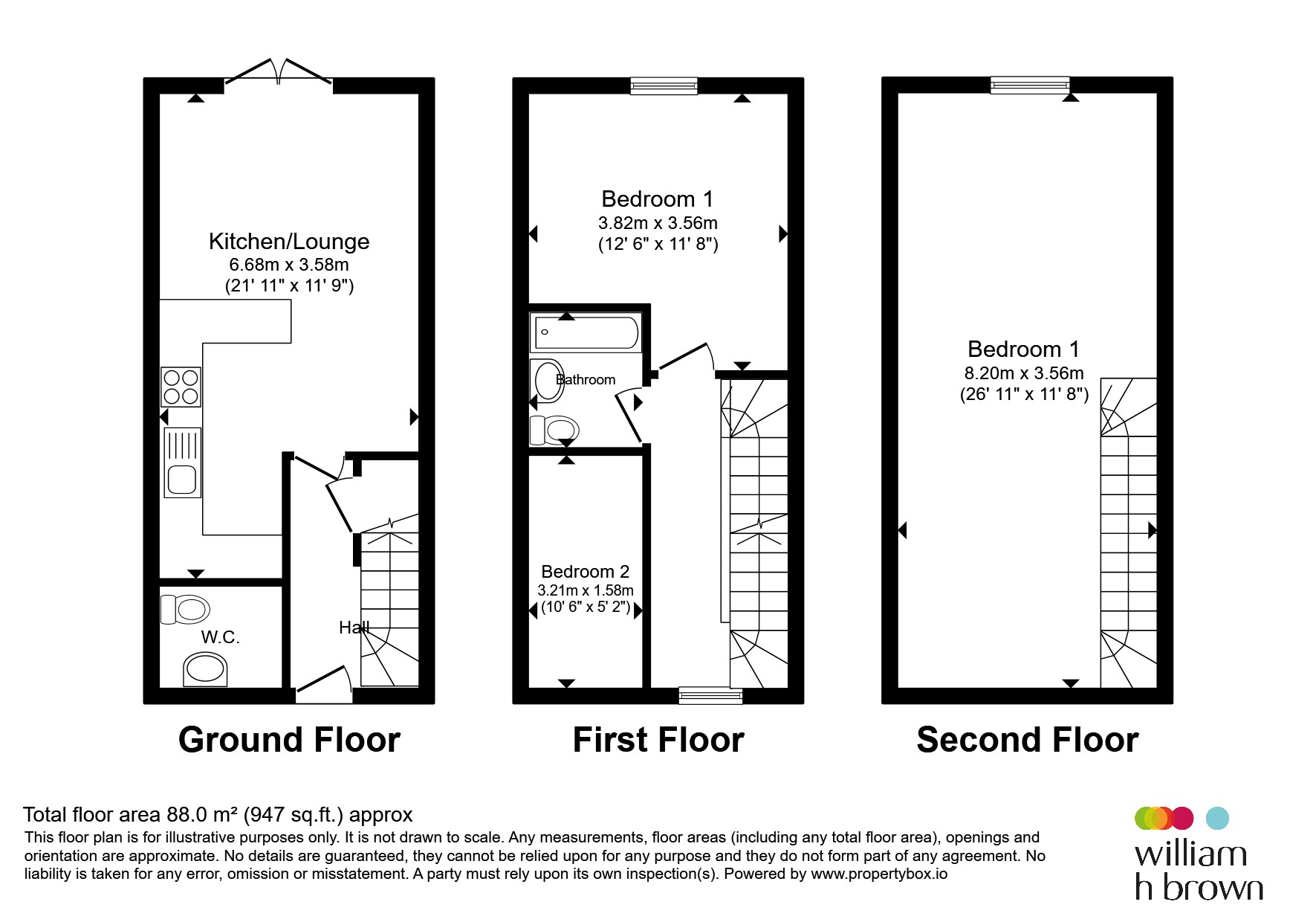 164, Staveley Road, Chesterfield floorplan