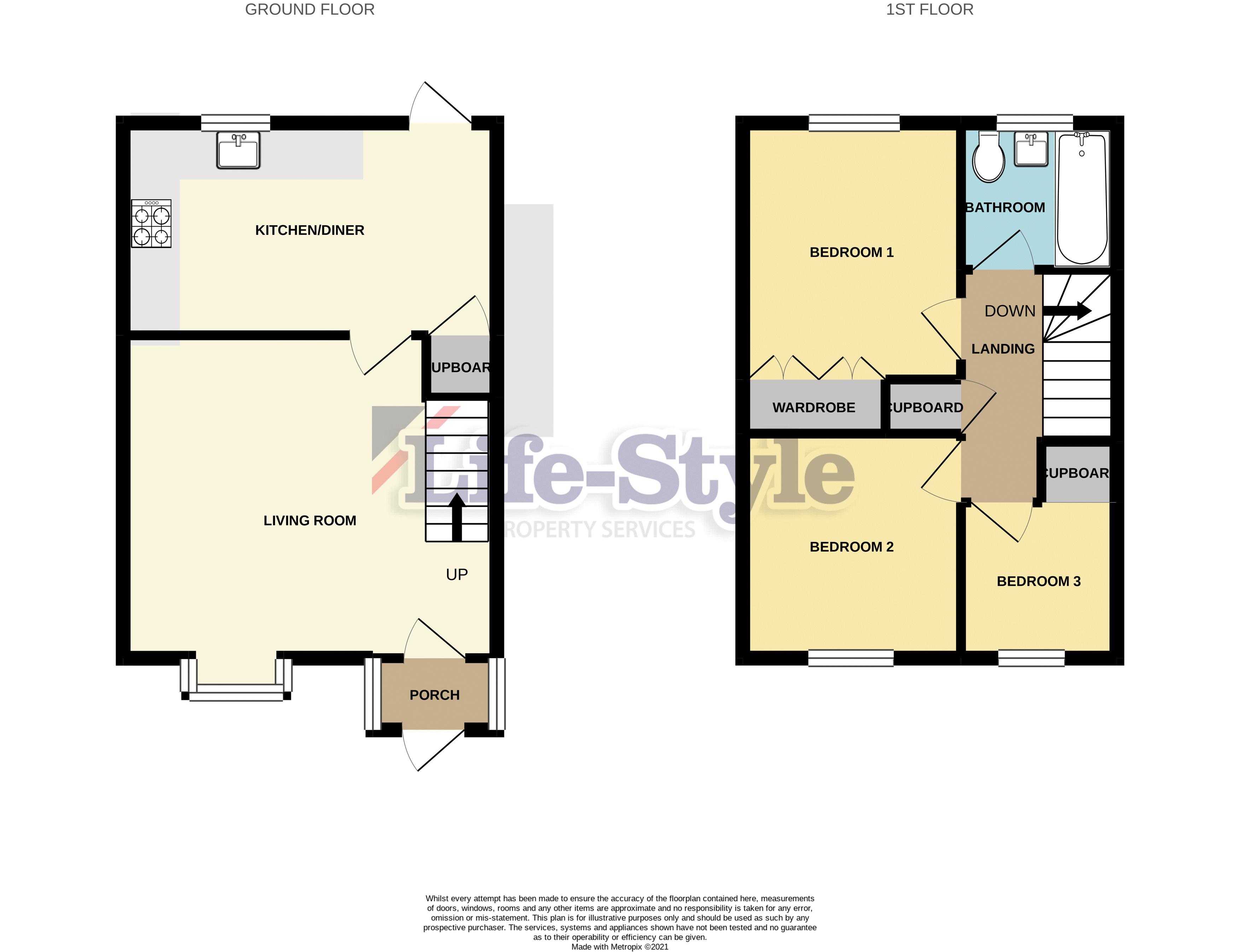 Grange Close Bradley Stoke Bristol Bs32 3 Bedroom Terraced House To