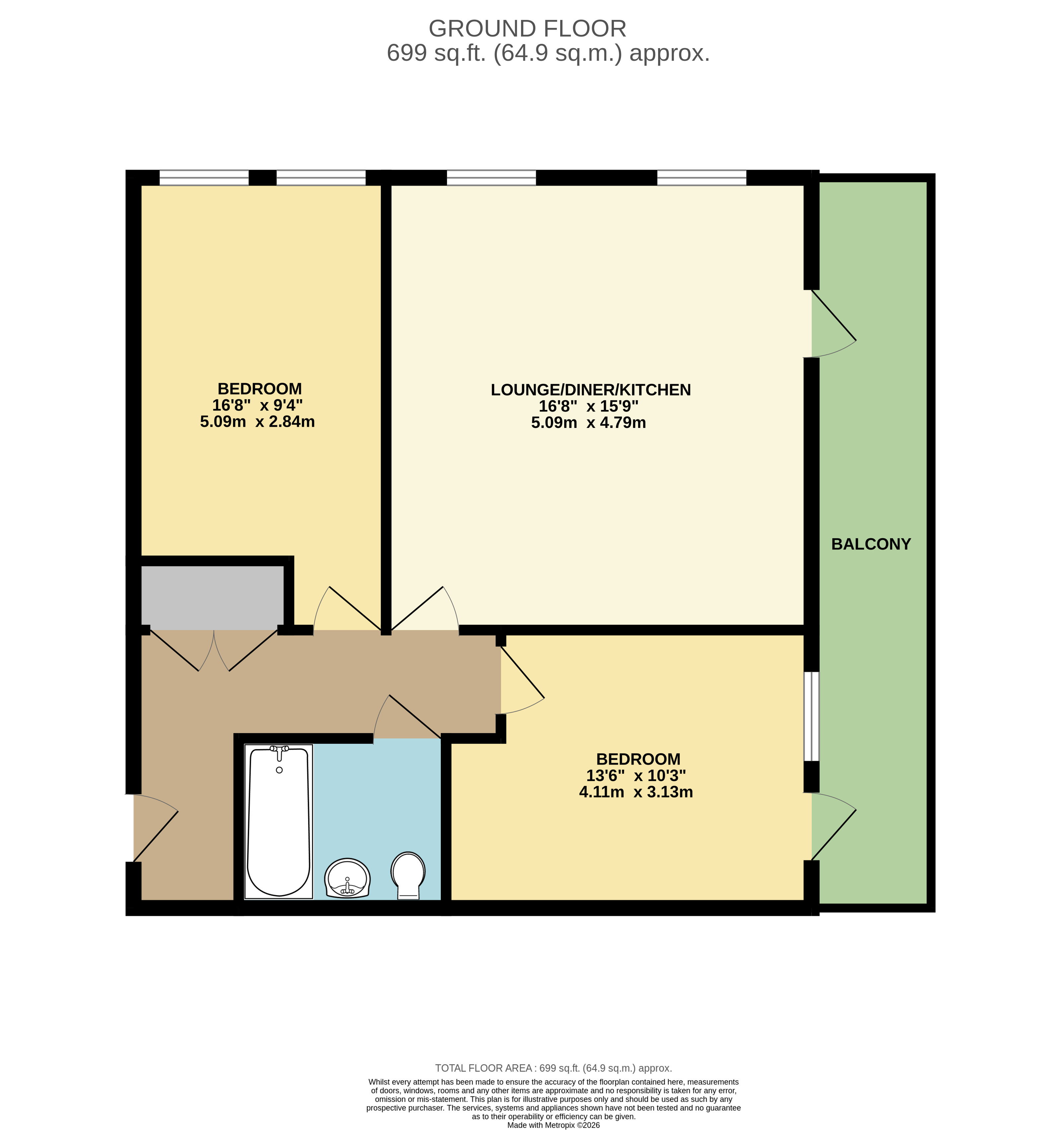 Dalgin Place, Campbell Park floorplan