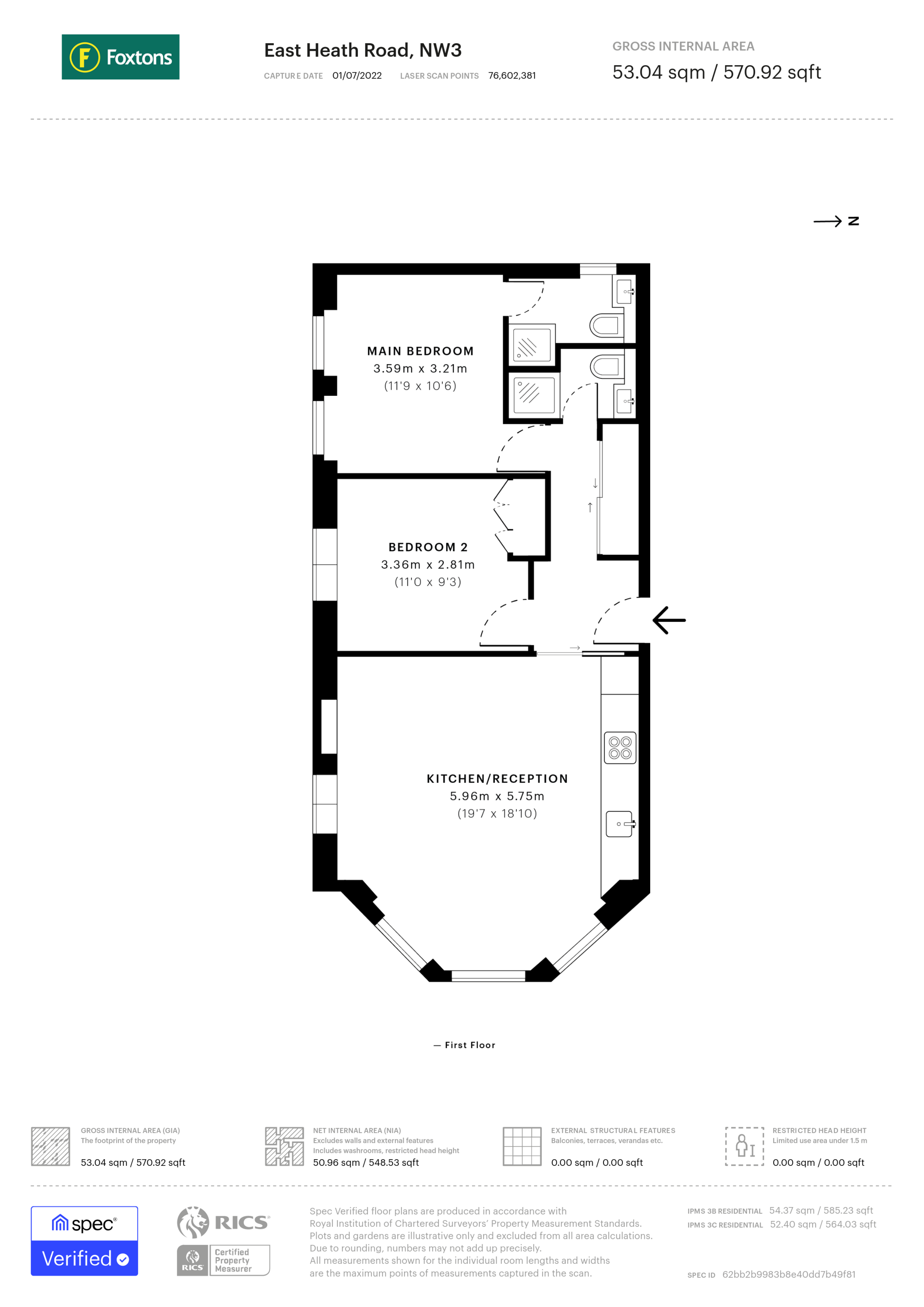 East Heath Road, Hampstead floorplan