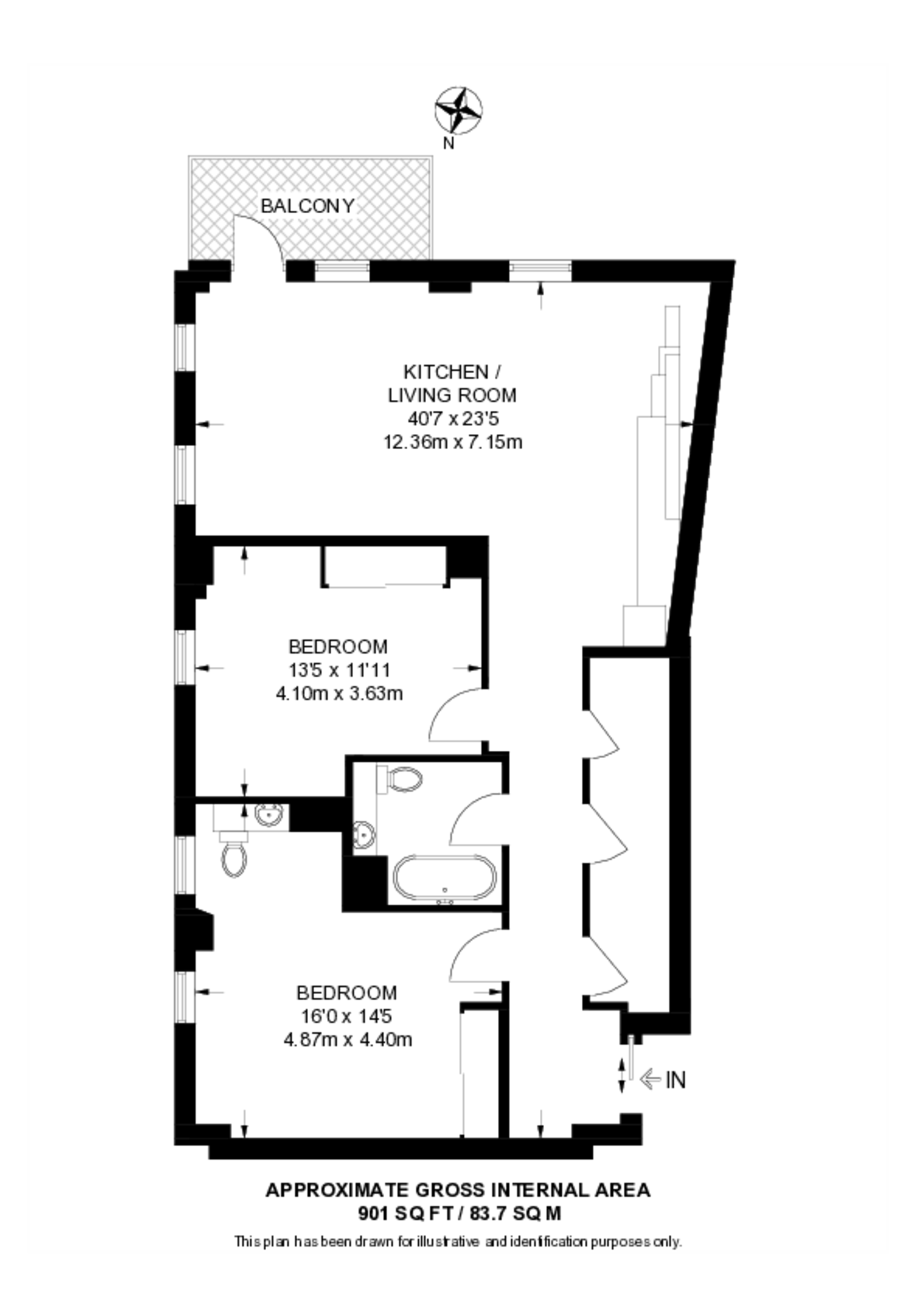 Britains Apartments, 71 Sutherland Road, Walthamstow floorplan