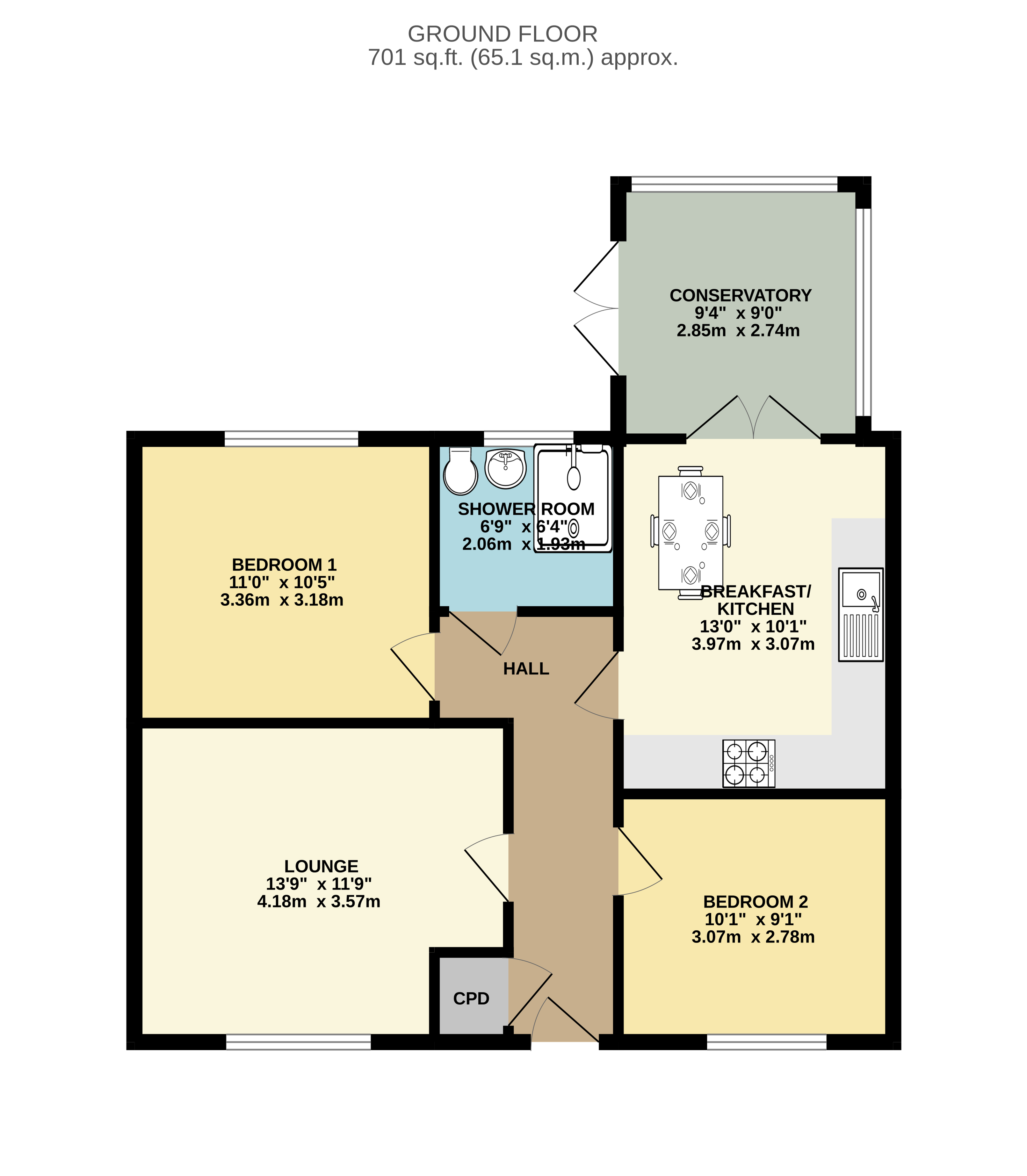 52, Baker Drive, Nettleham floorplan