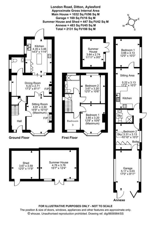 460, London Road, Aylesford floorplan