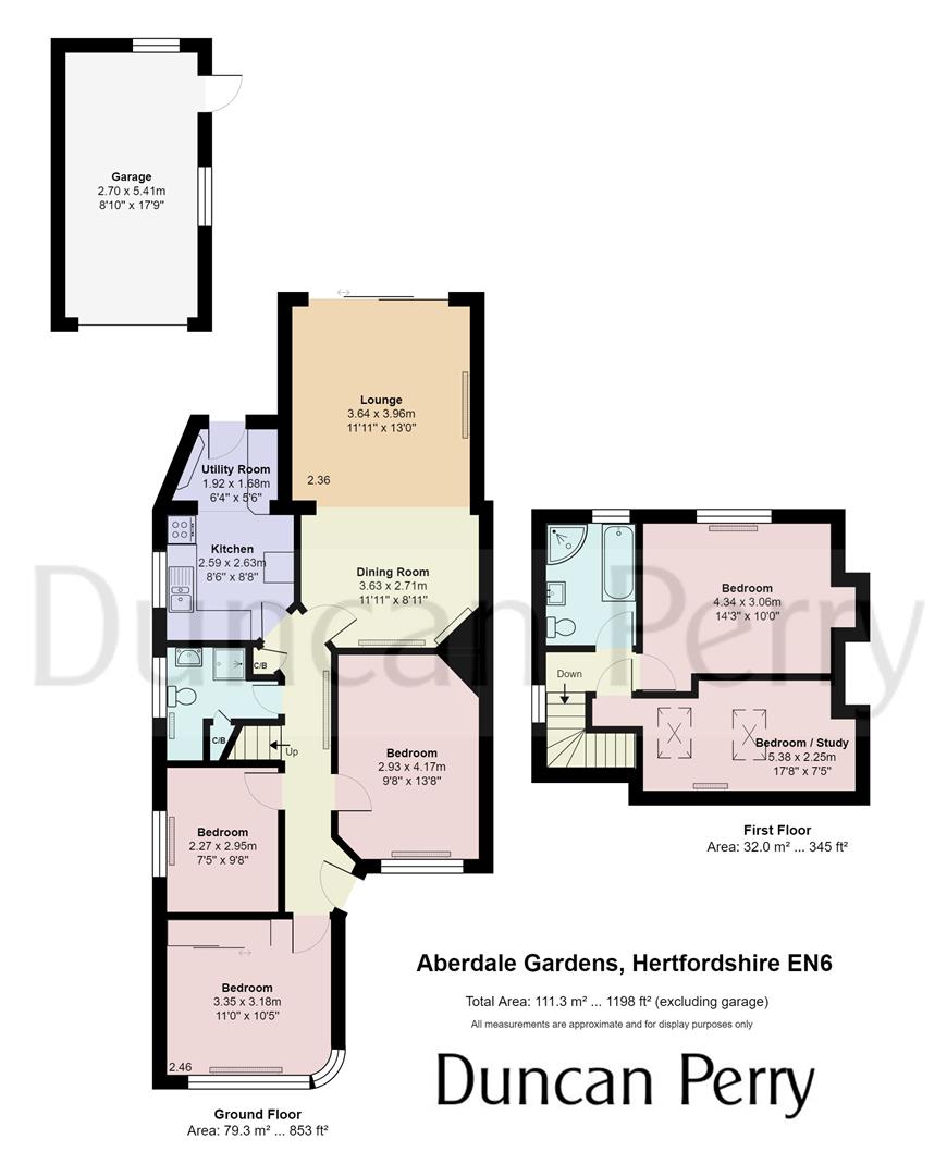 41, Aberdale Gardens, Potters Bar floorplan