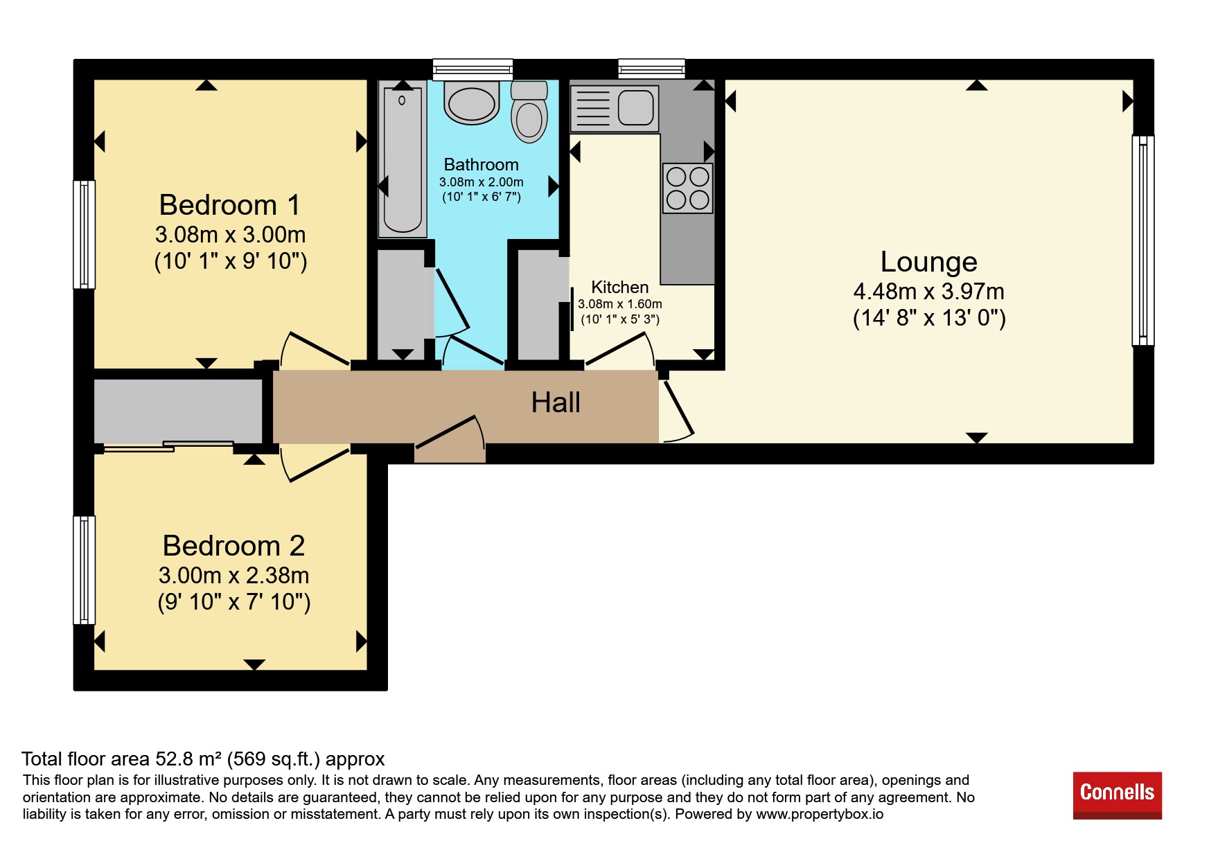 60, Knights Close, Birmingham floorplan