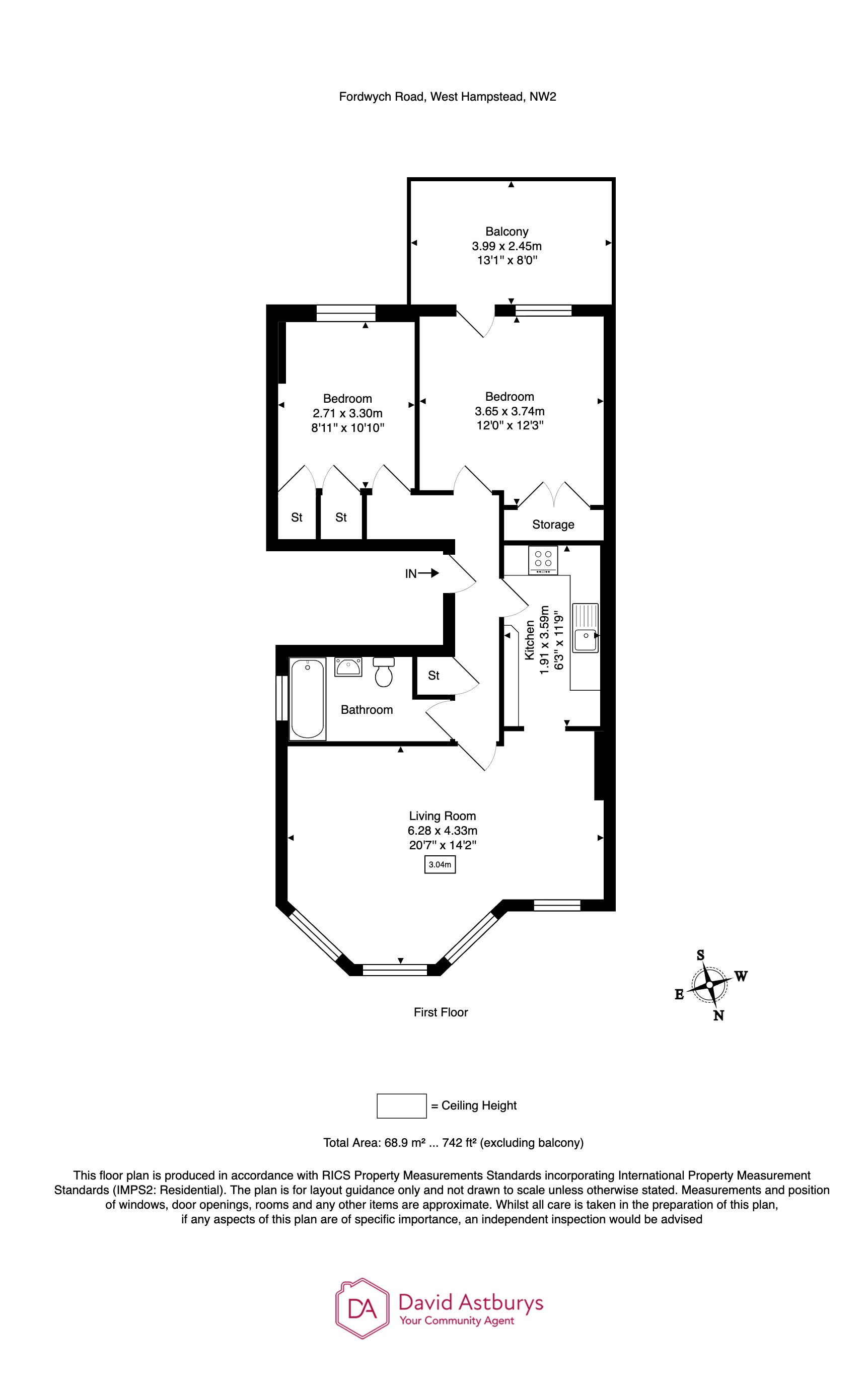 Fordwych Road, West Hampstead floorplan