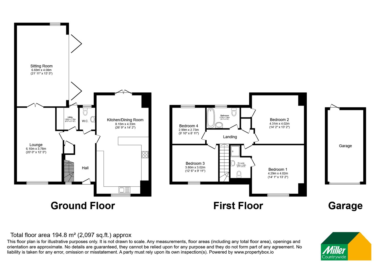 2, Whitstone Cove Walk, Wadebridge floorplan