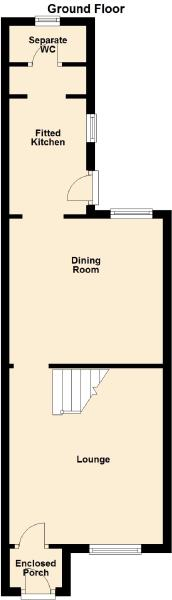 2 Bedrooms Terraced house to rent in Alldis Street, Great Moor, Stockport SK2