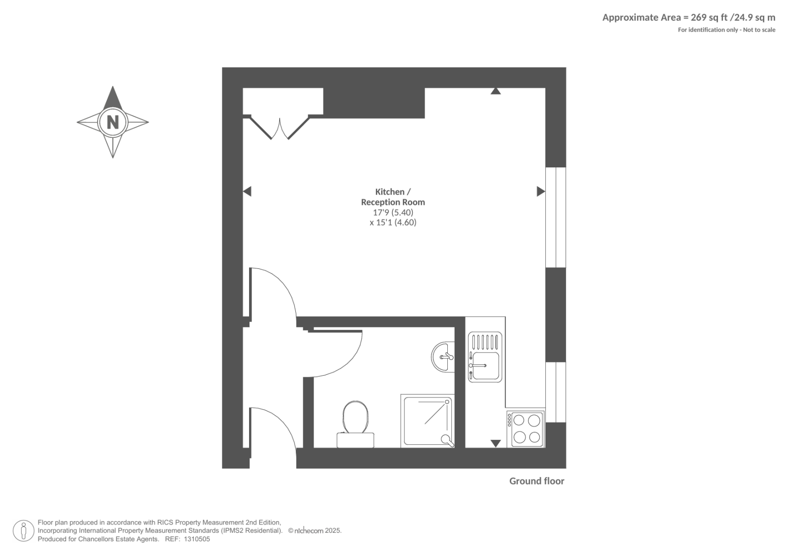 Flat 6, 124, Castle, Reading floorplan