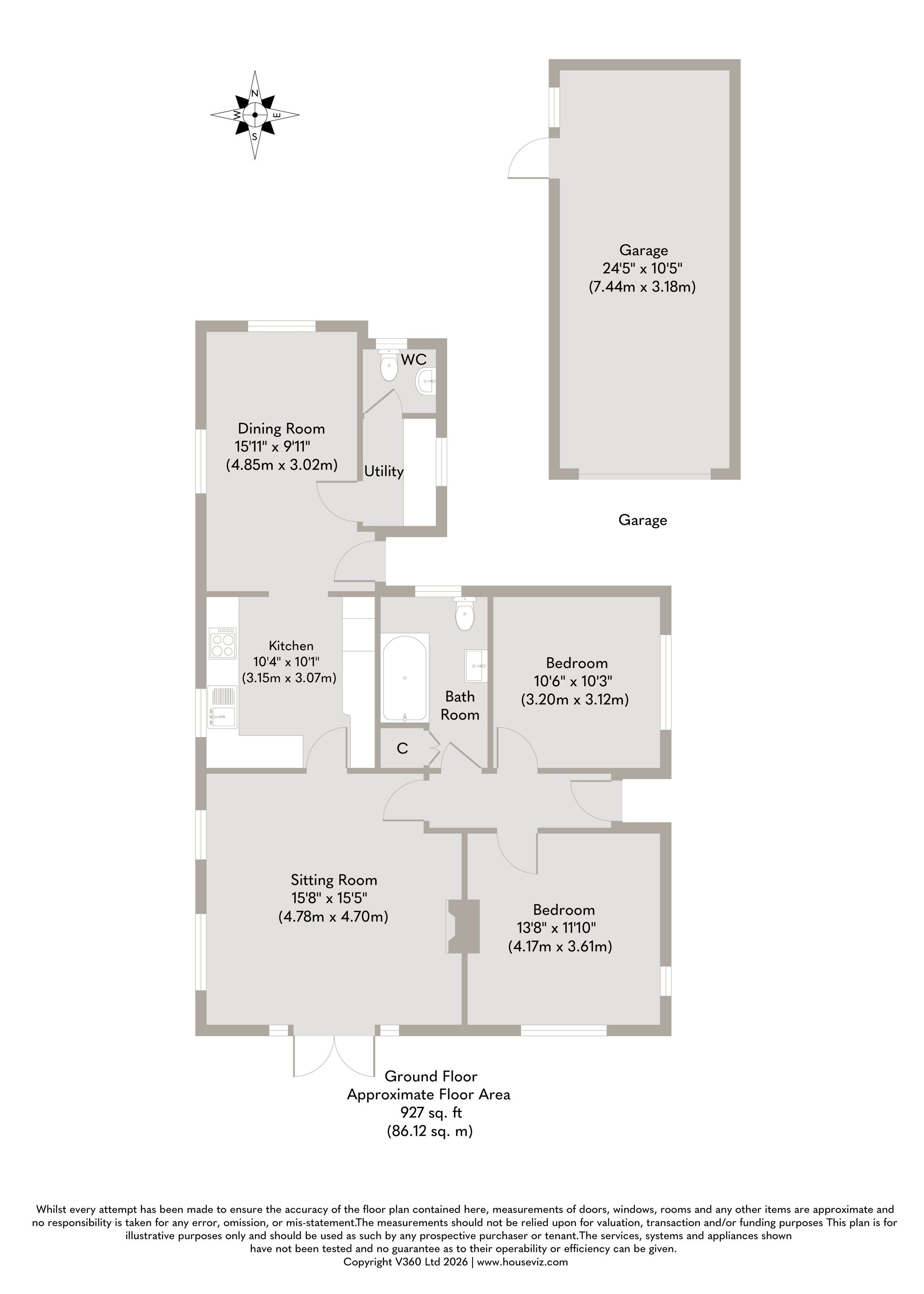 45 Sandy Lane, King's Lynn floorplan