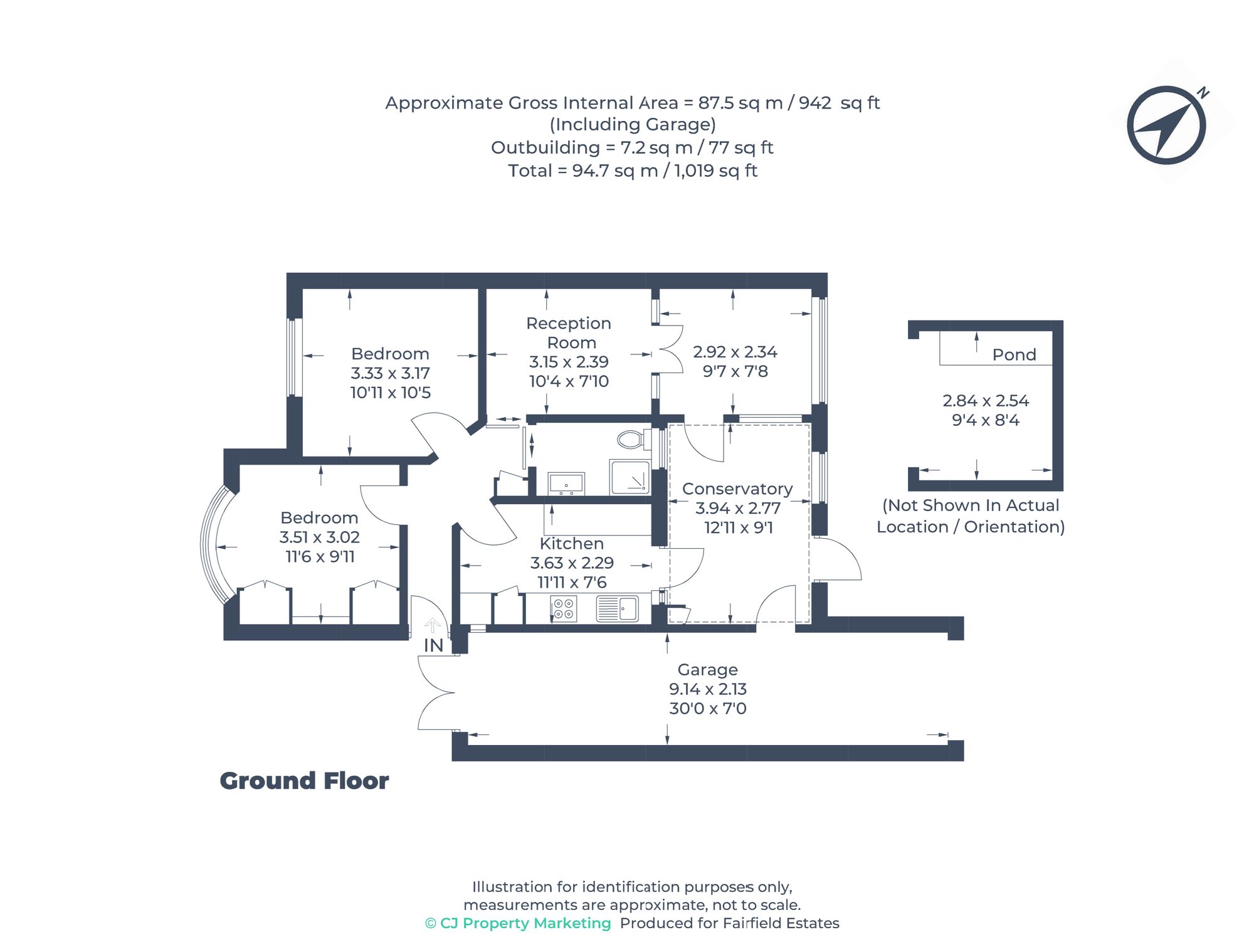 15 Carisbrooke Avenue, Watford floorplan