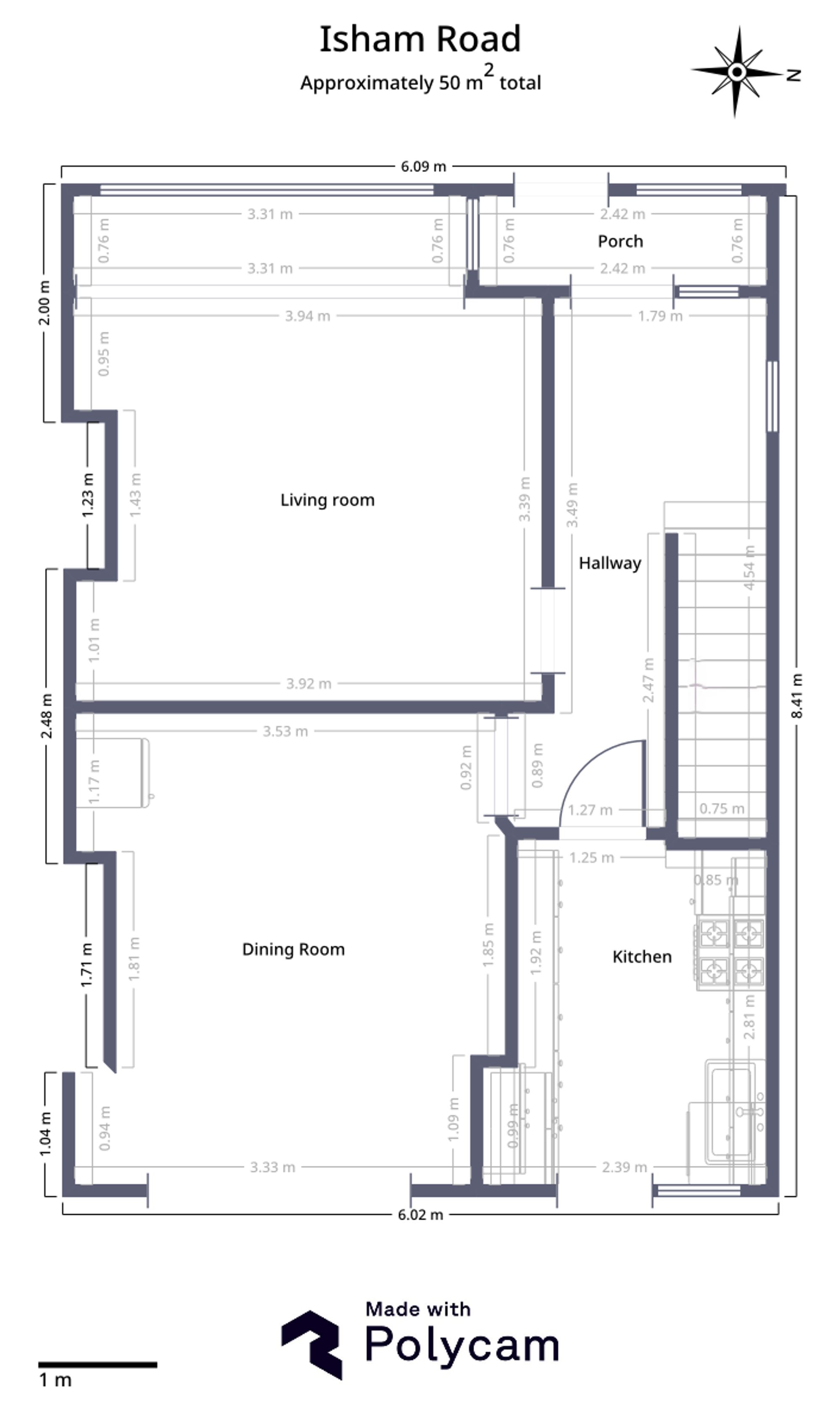 104 Isham Road, London floorplan