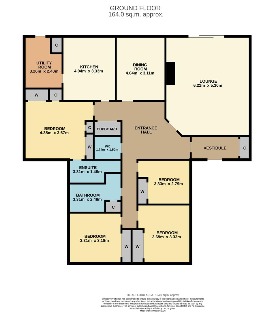 Eild Haddin, Alyth Road, Blairgowrie floorplan