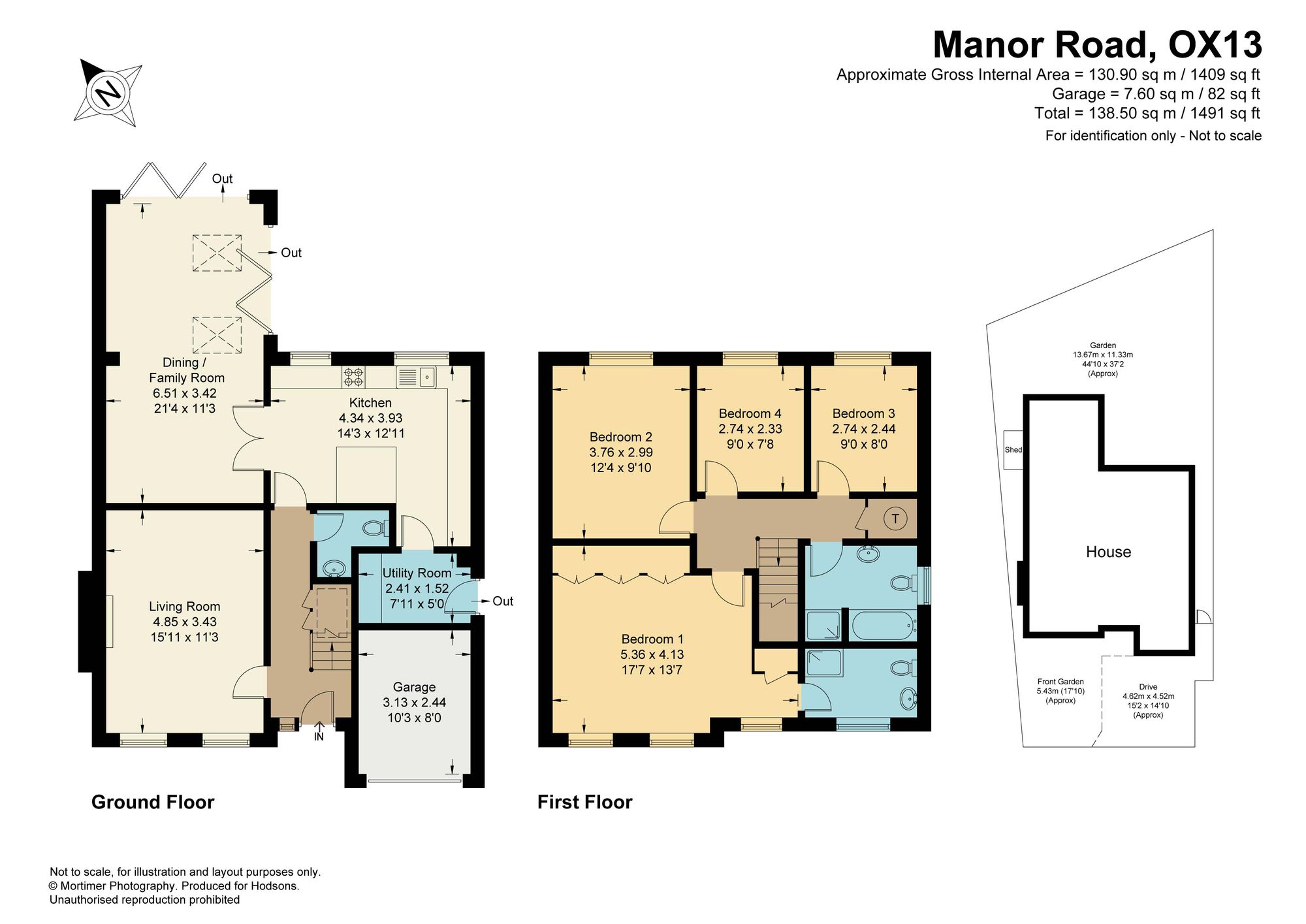 12, Manor Road, Wootton, OX13 floorplan