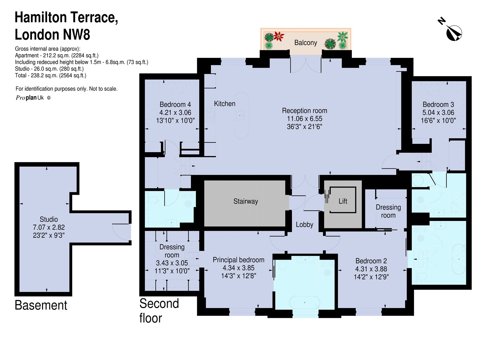 72-74, The Imogen, Hamilton Terrace, London floorplan