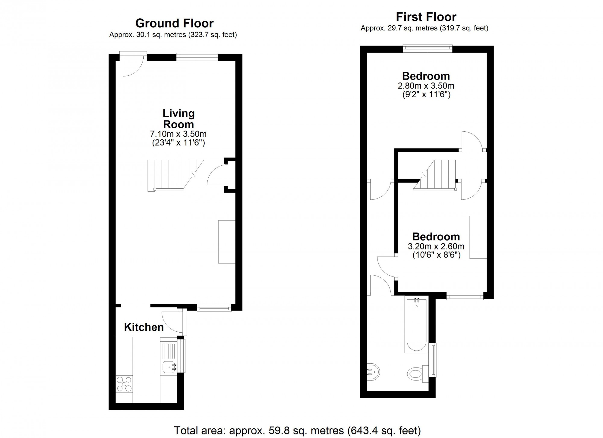 2 Bedrooms Terraced house to rent in Hamerton Road, Gravesend, Kent DA11