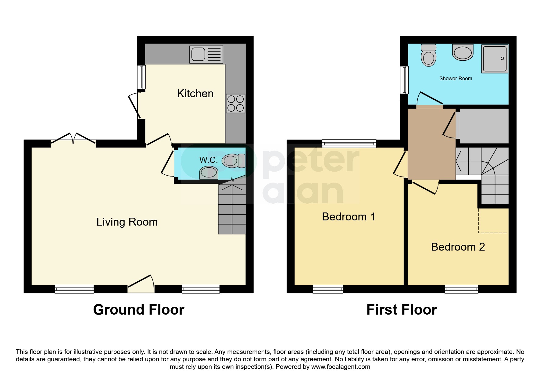 2, River View, The Terrace, Tredegar floorplan