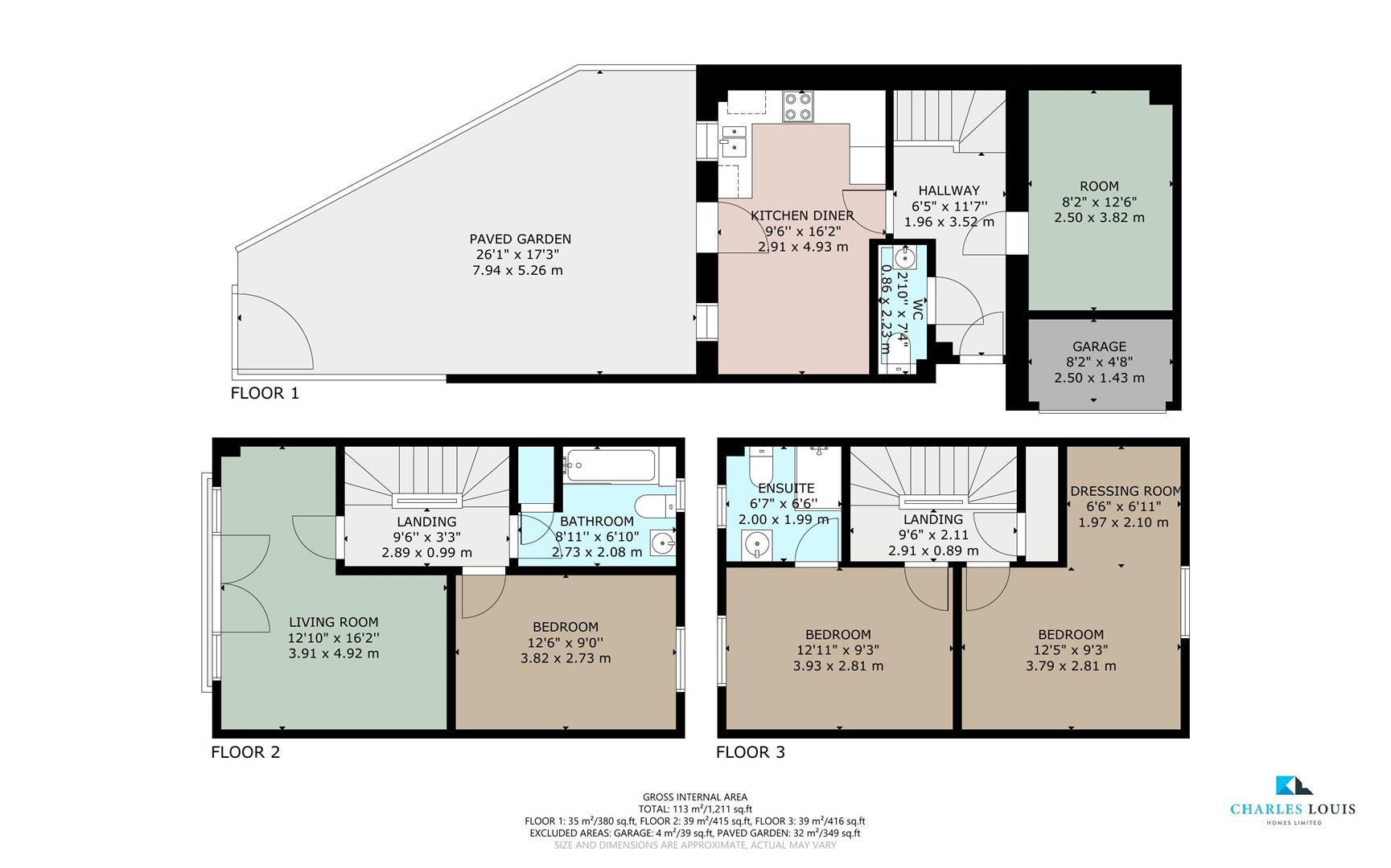 1, Bleaklow Court, Bury floorplan