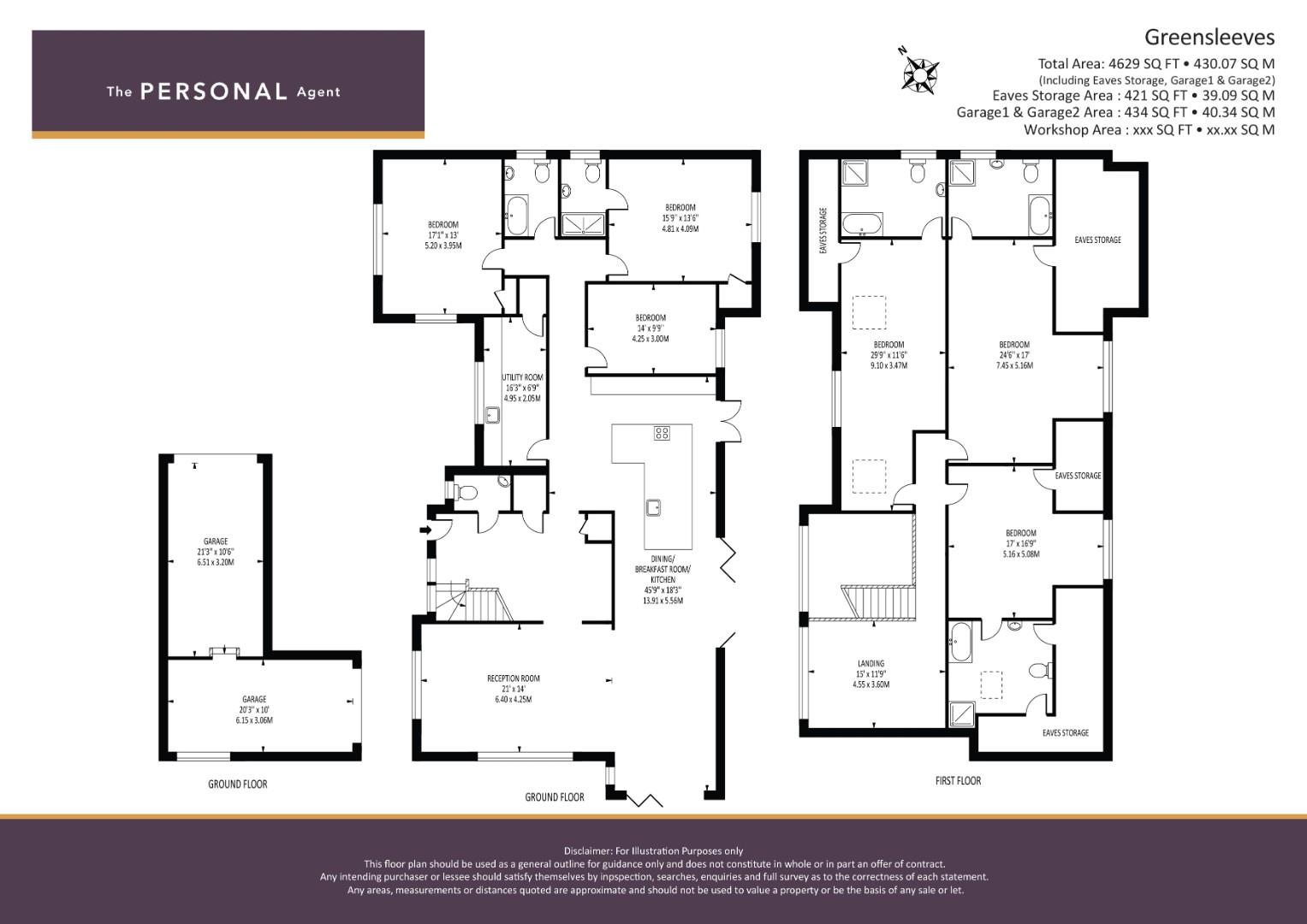 Greensleeves, Hazelwood Lane, Chipstead floorplan