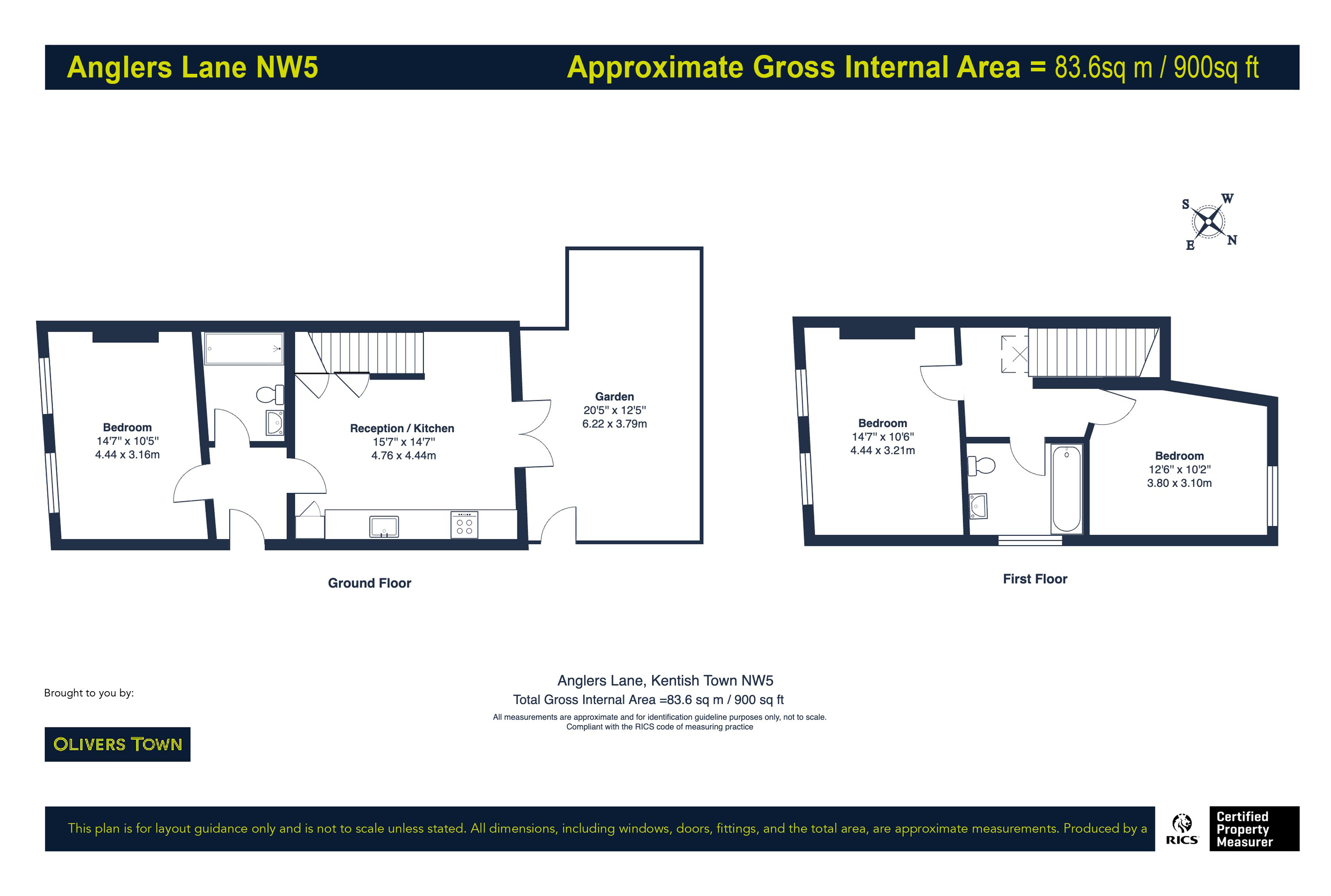 24, Anglers Lane, Kentish Town floorplan