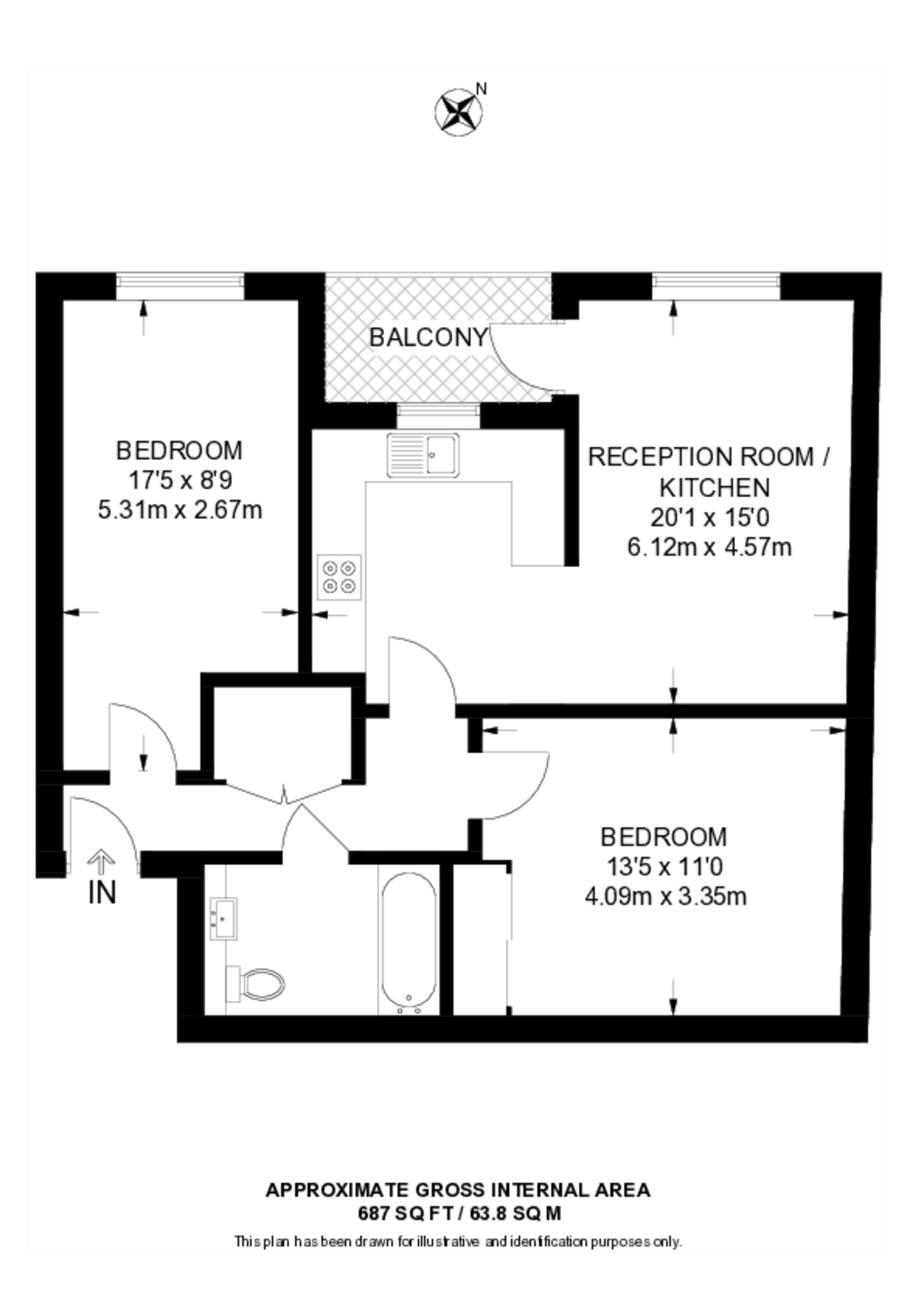 High Road, Wembley floorplan