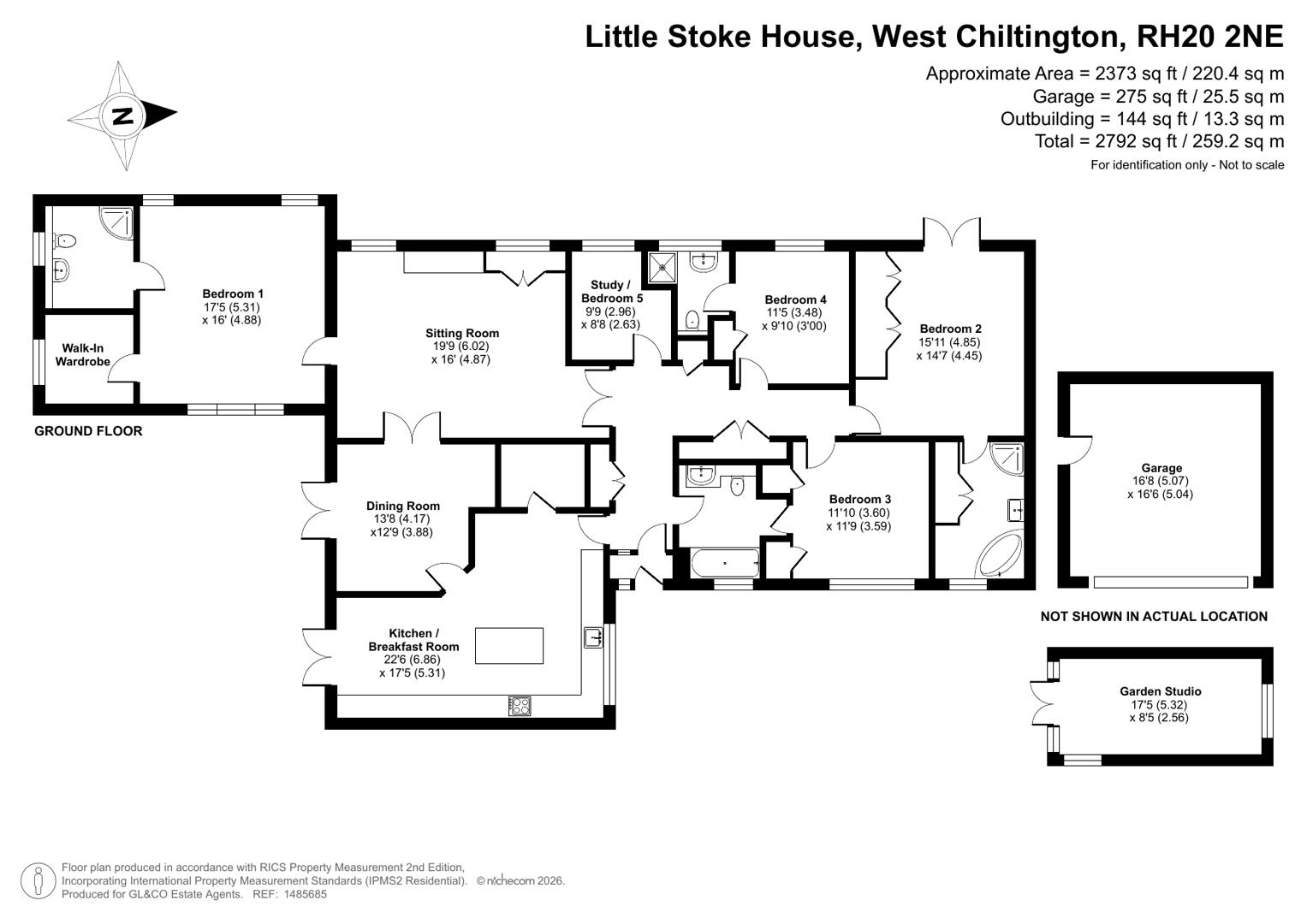 Little Stoke House, 4 Chiltington Close, West Chiltington floorplan