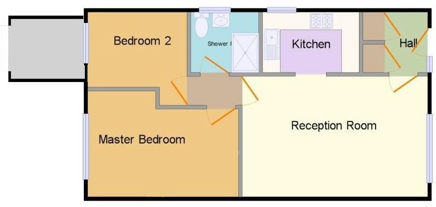 45, Little Week Road, Dawlish floorplan