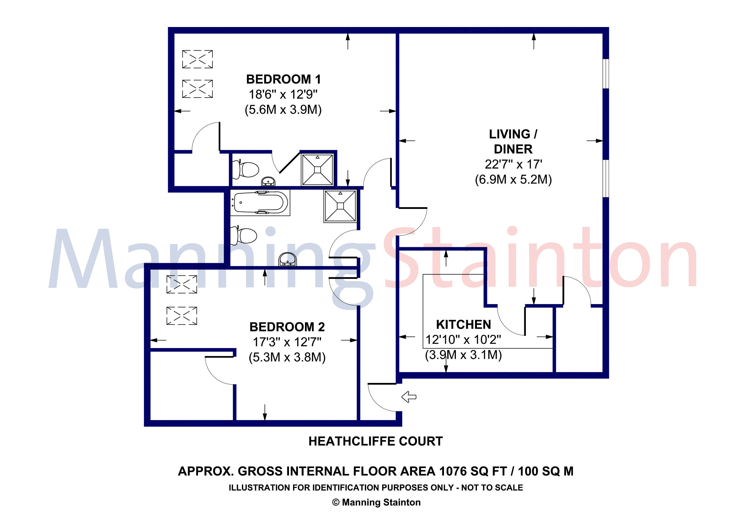 8, Heathcliffe Court, Morley floorplan