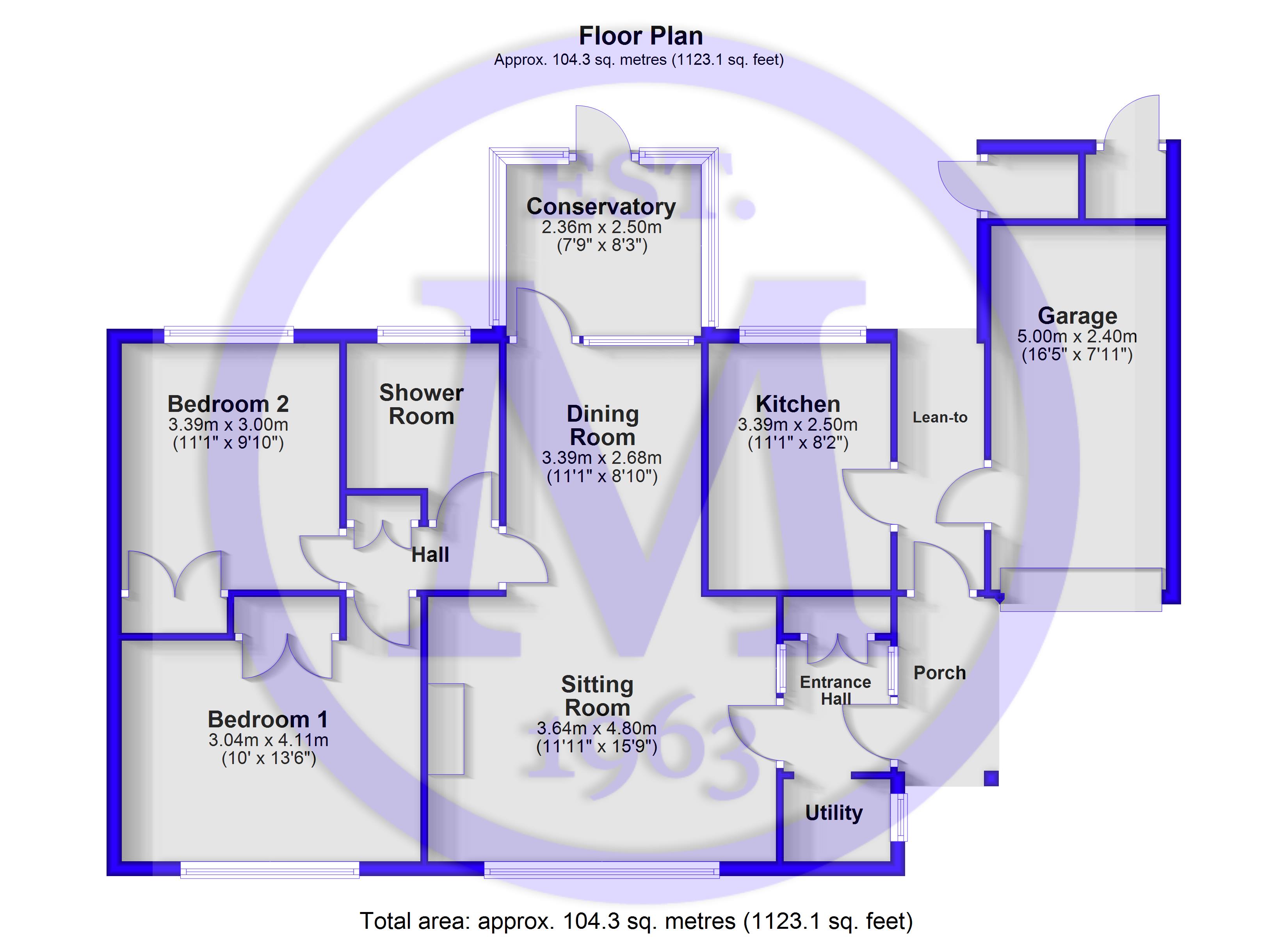 6, Wendover Close, New Milton floorplan