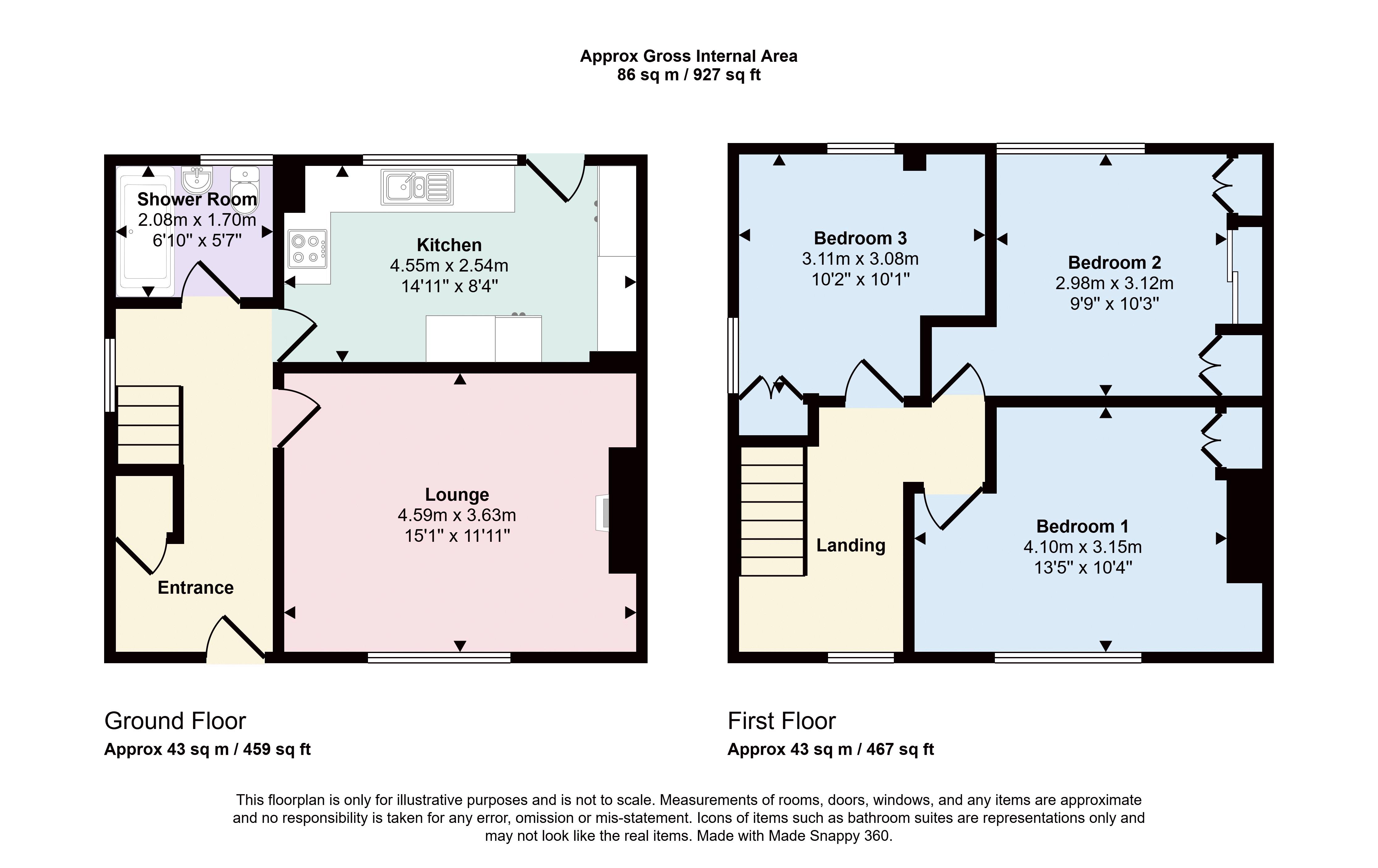 4, Carman View, Dumbarton floorplan
