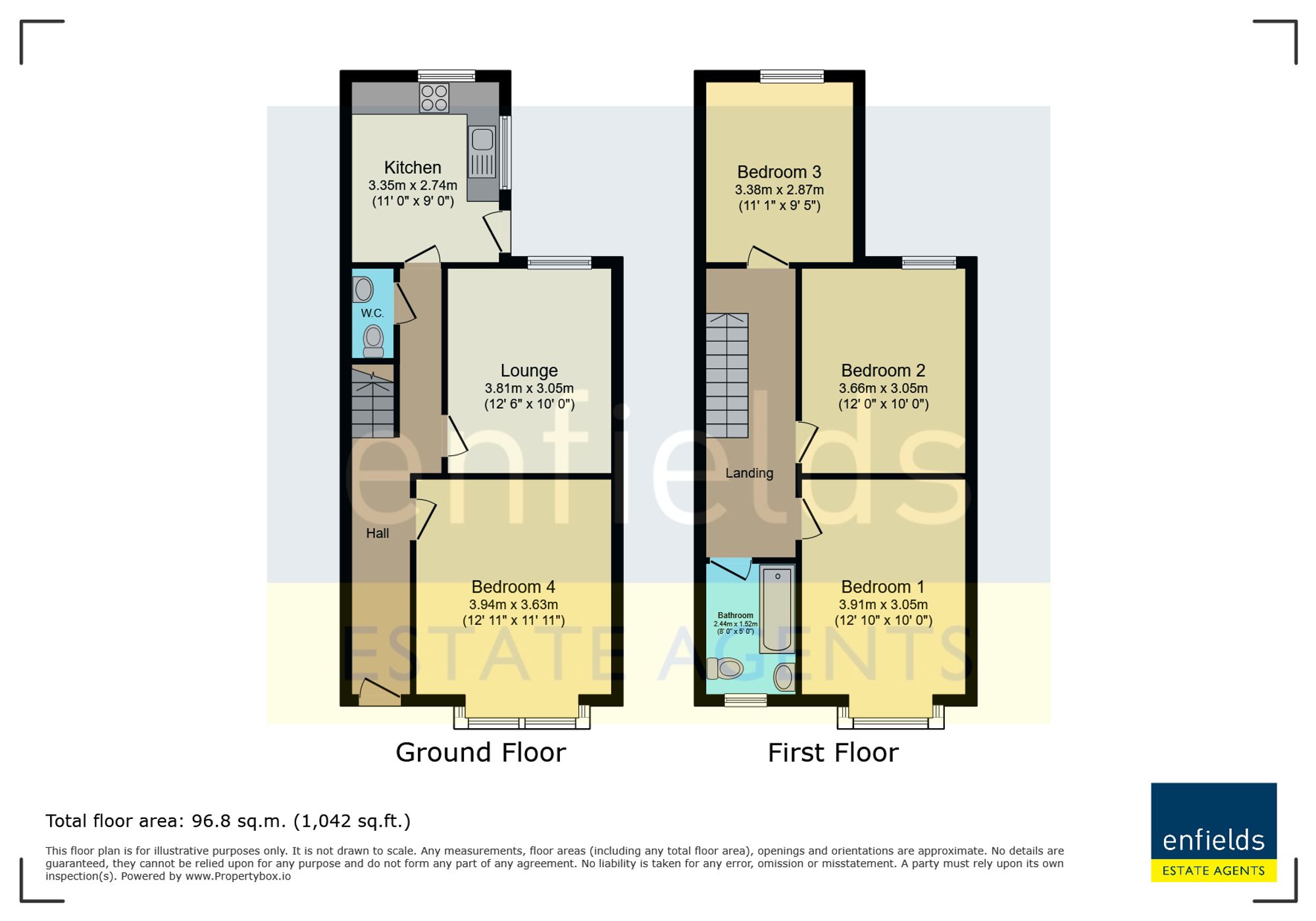 1 Corporation Road, Bournemouth floorplan