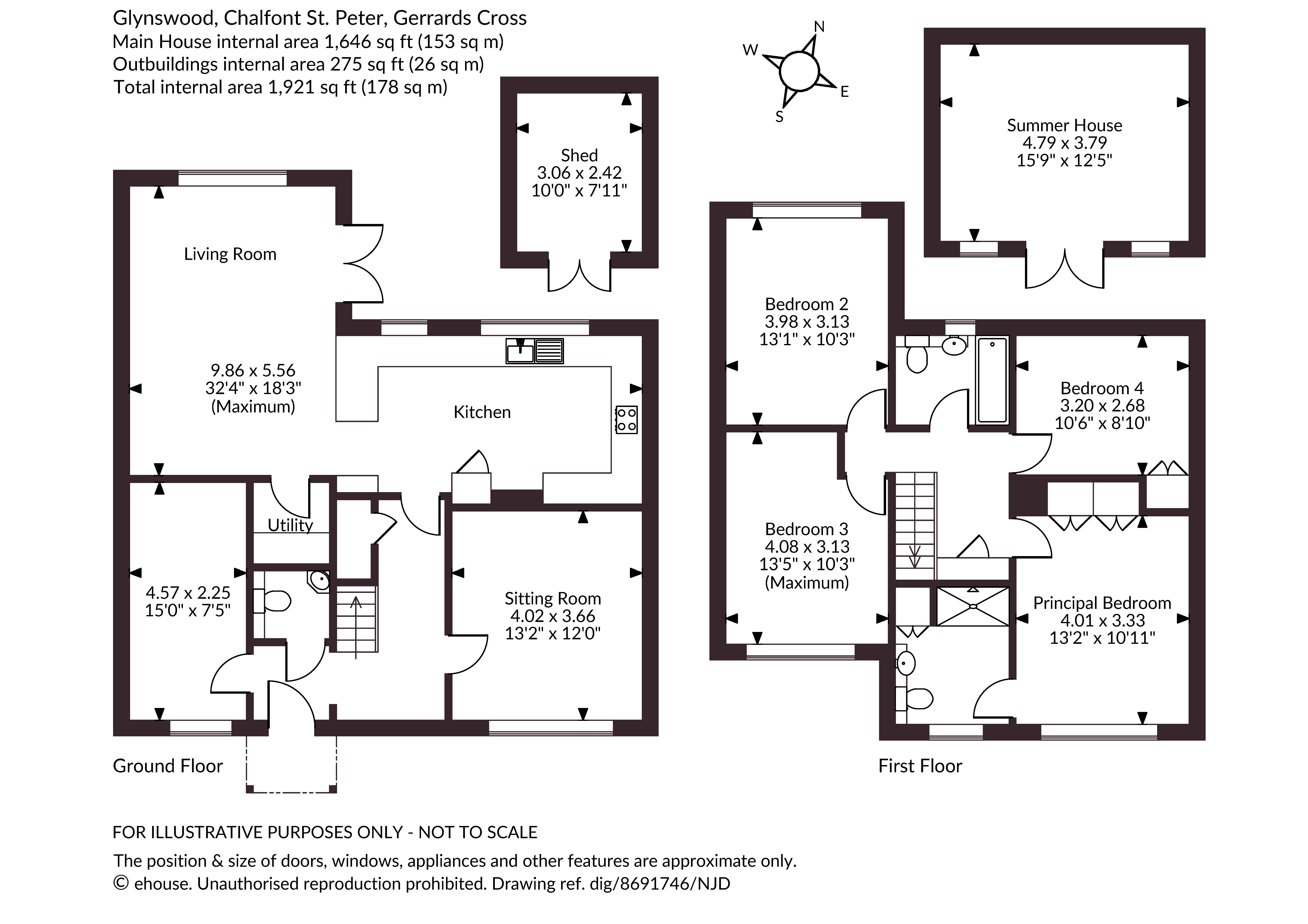 9, Glynswood, Gerrards Cross floorplan