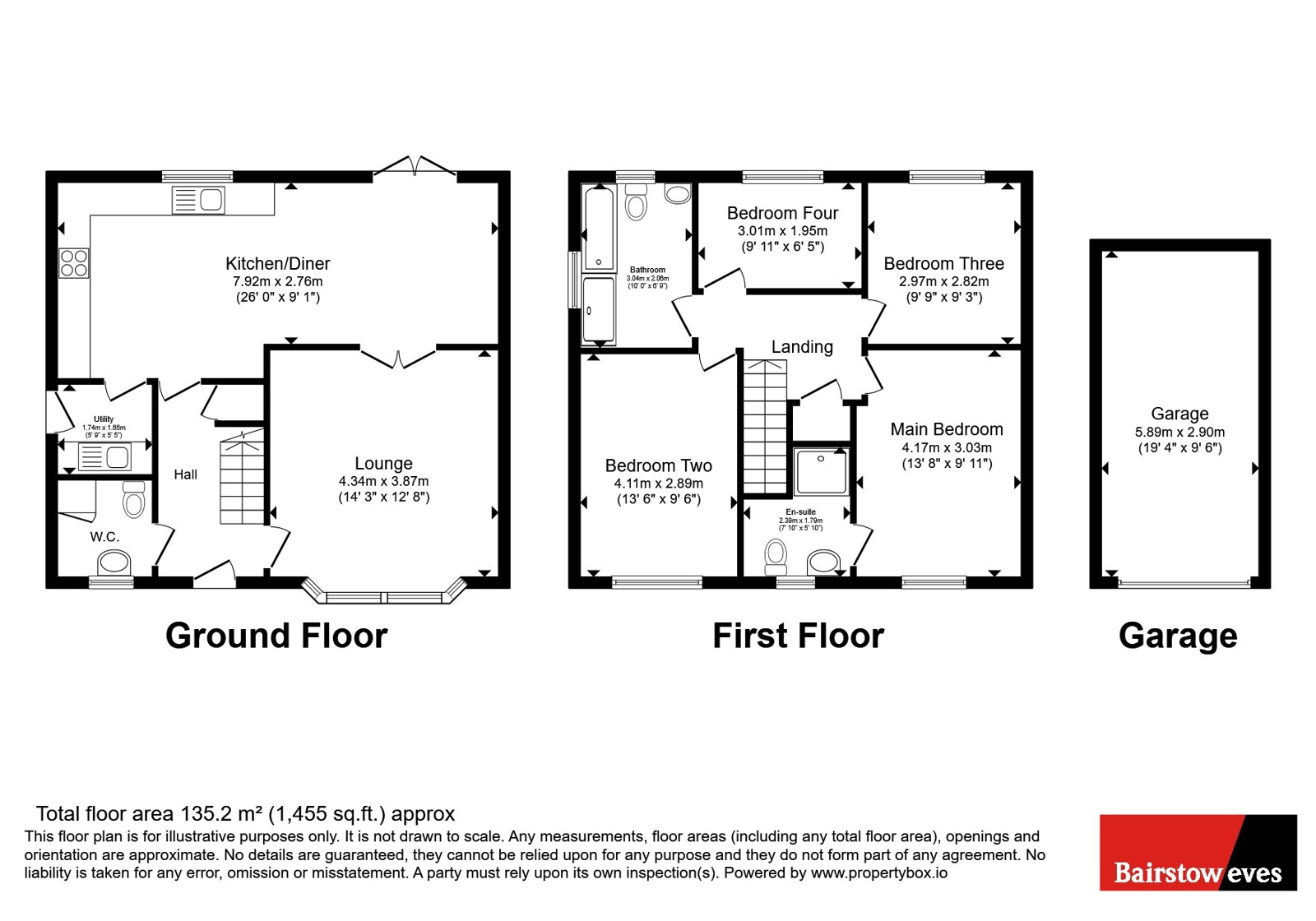 6, Dunnock Close, Lincoln floorplan